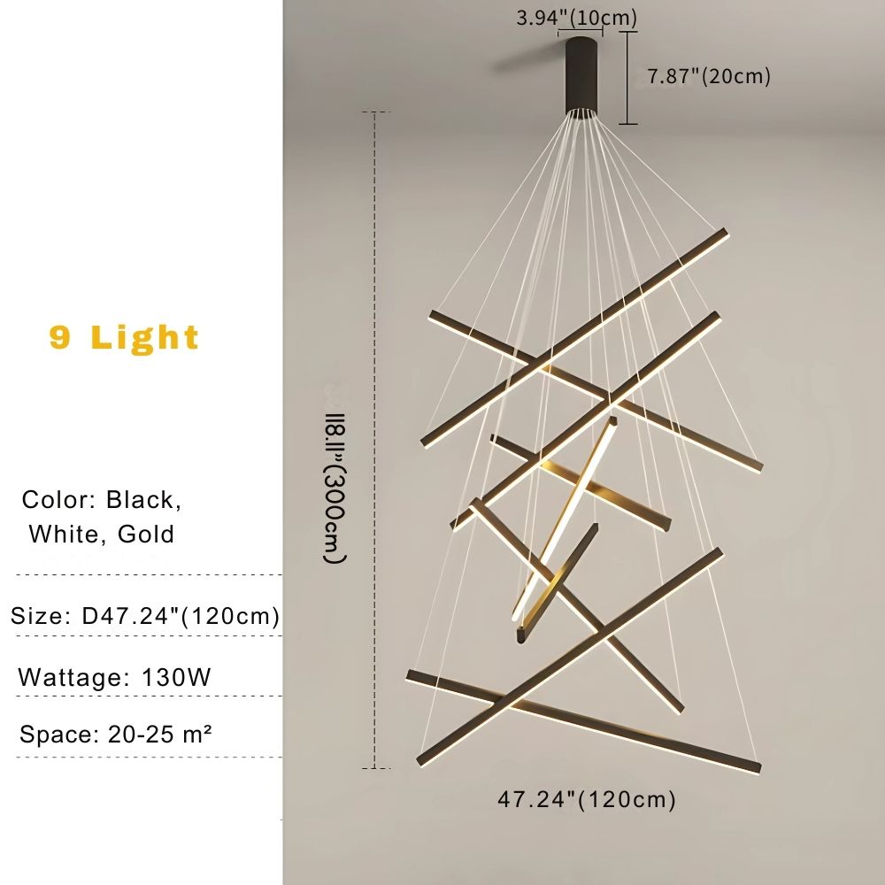 Modern Crystal Foyer Chandelier - Elegant Entryway Lighting Fixture for Hallway, Staircase & Luxury Home Décor | Perfect for Contemporary Living Rooms & Grand Entrances