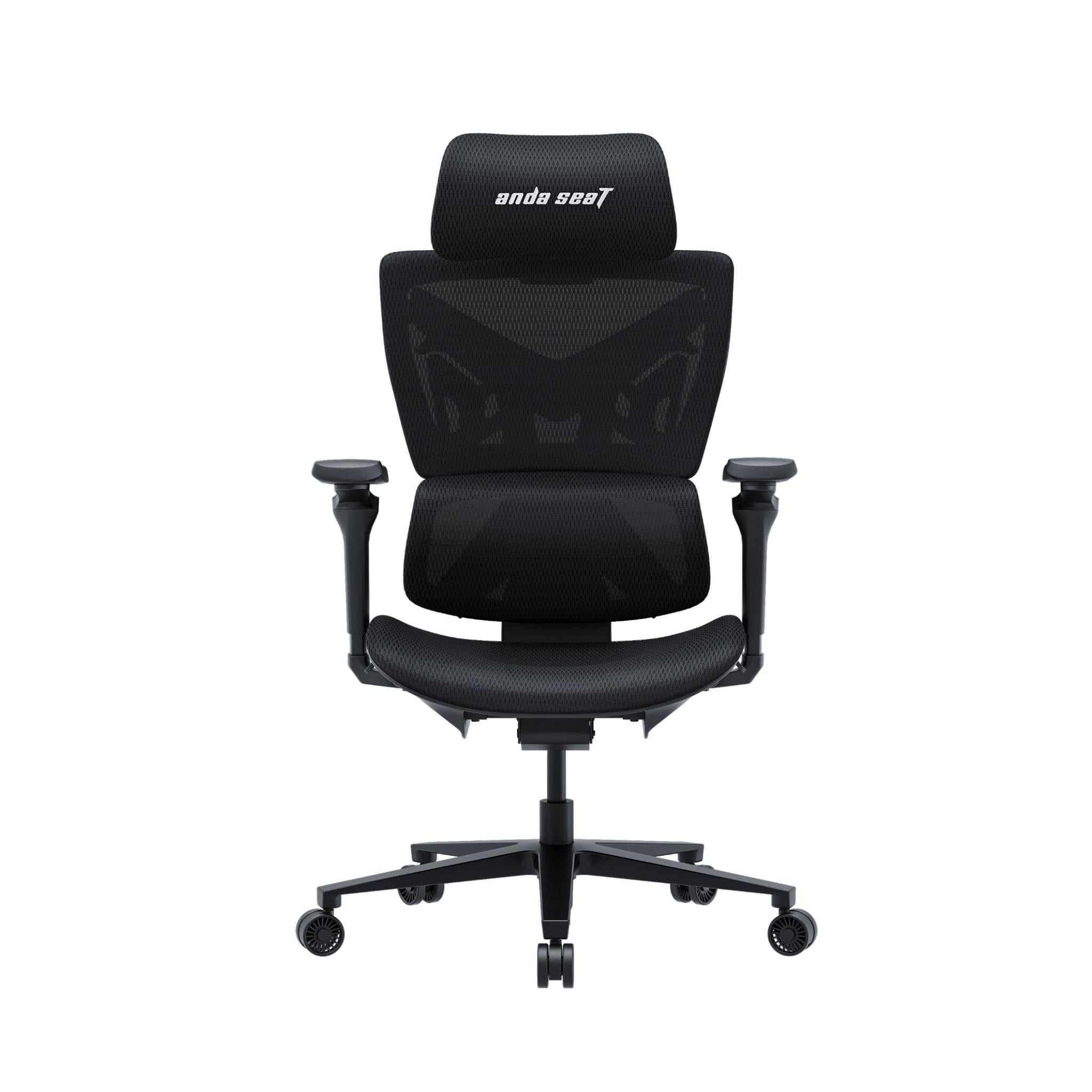 Anda Seat X Air Pro Ergonomic Mesh Gaming Chair - Space Black | Breathable High Back Office Chair for PC, Console & Streaming Gamers