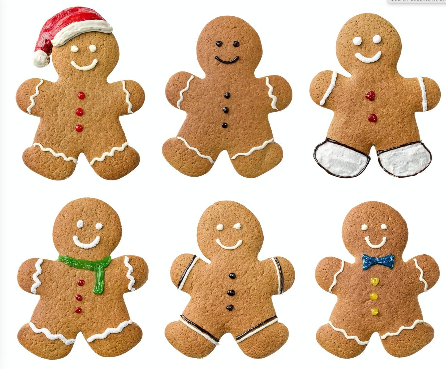 Premium Stainless Steel Gingerbread Man Cookie Cutter - Large Food-Grade Baking Tool, Dishwasher Safe - Perfect for Holiday Cookies, Christmas Baking & DIY Gingerbread House Decorations