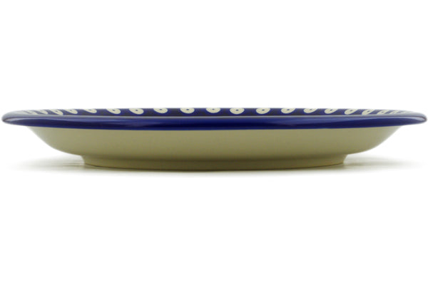 10-Inch Blue Eyed Peacock Ceramic Dinner Plates - Elegant Dinnerware Set for Home, Restaurant & Special Occasions
