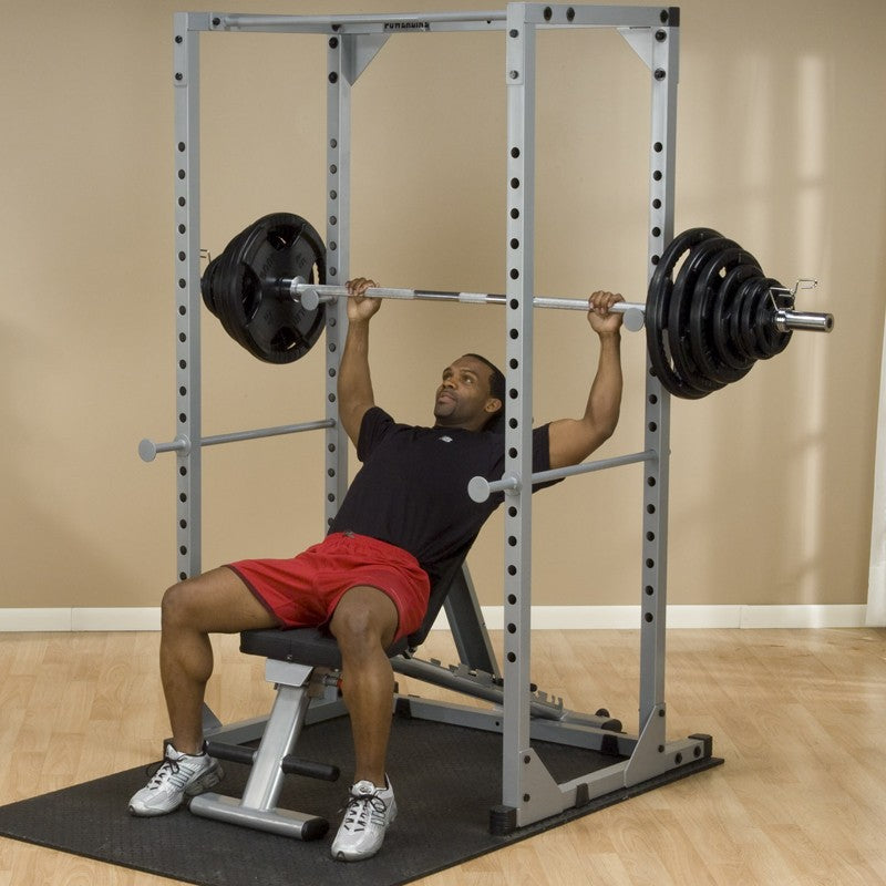 Heavy Duty Power Rack for Home Gym - Squat Rack with Pull-Up Bar & Dip Station - Strength Training Equipment for Weightlifting & CrossFit Workouts - Perfect for Garage Gym & Home Fitness
