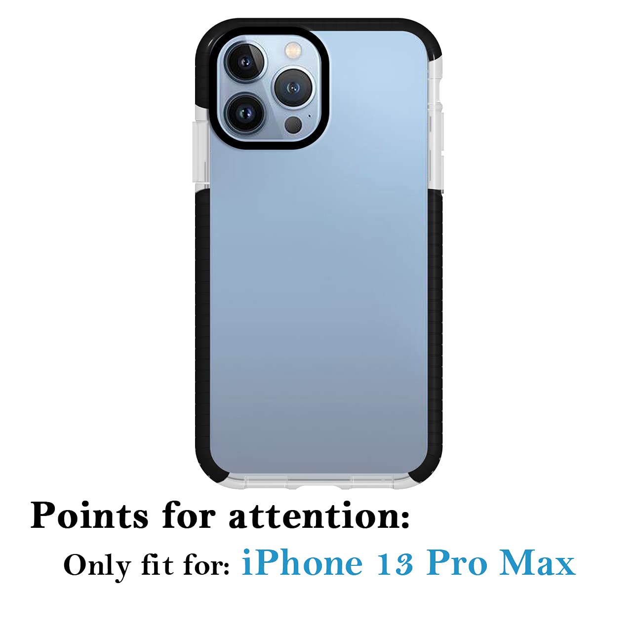 Custom iPhone 13 Pro Max Phone Case with Personalized Photo/Text - Anti-Scratch Shockproof TPU Cover (Black) | Perfect for Everyday Protection & Unique Gifts