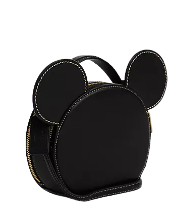 Coach Disney X Coach Mickey Mouse Ear Crossbody Bag - Stylish & Playful Disney Accessory for Women | Perfect for Theme Parks, Parties & Everyday Use