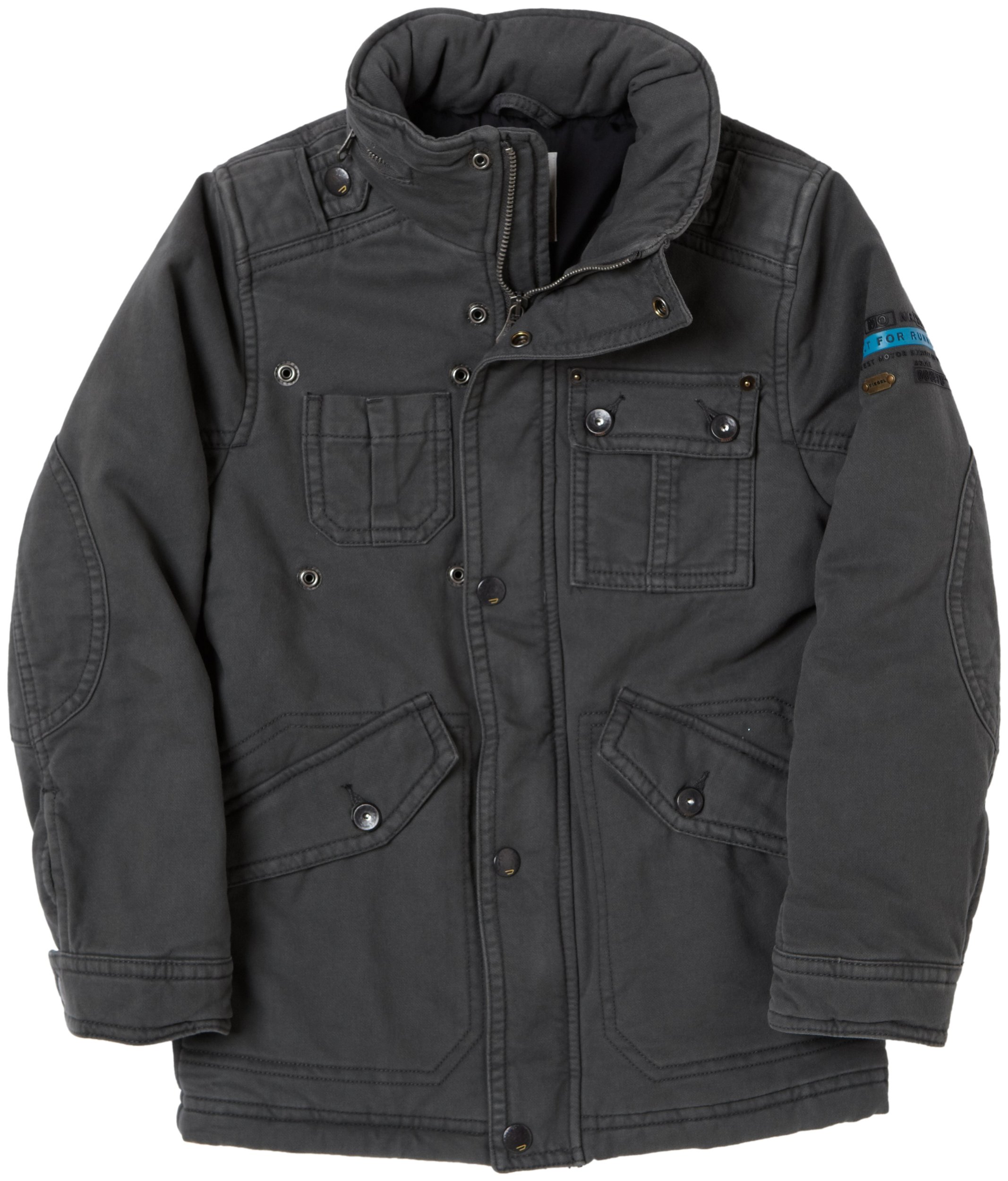 Diesel Big Boys' Joshu Jacket - Stylish Winter Coat for Teens, Waterproof & Warm Outerwear for School, Outdoor Activities, and Cold Weather Adventures