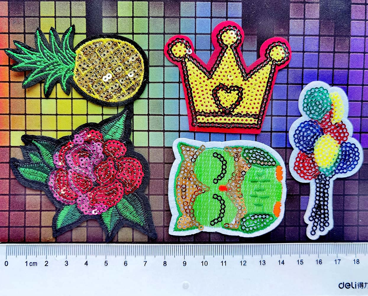 32pcs Assorted Styles Sequins Sew-on/Iron-on Embroidered Patches for Clothes, Hats, Pants, Shoes & DIY Crafts - Perfect for Fashion Upgrades, Home Decor & Personalized Gifts (Qingxi Charm Collection)