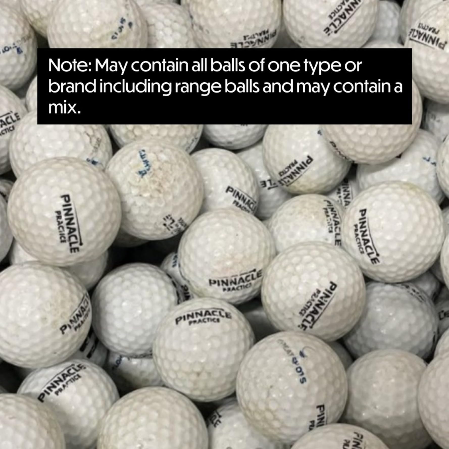 Recycled Golf Balls 50-300 Count - Premium Practice Balls for Backyard & Driving Range