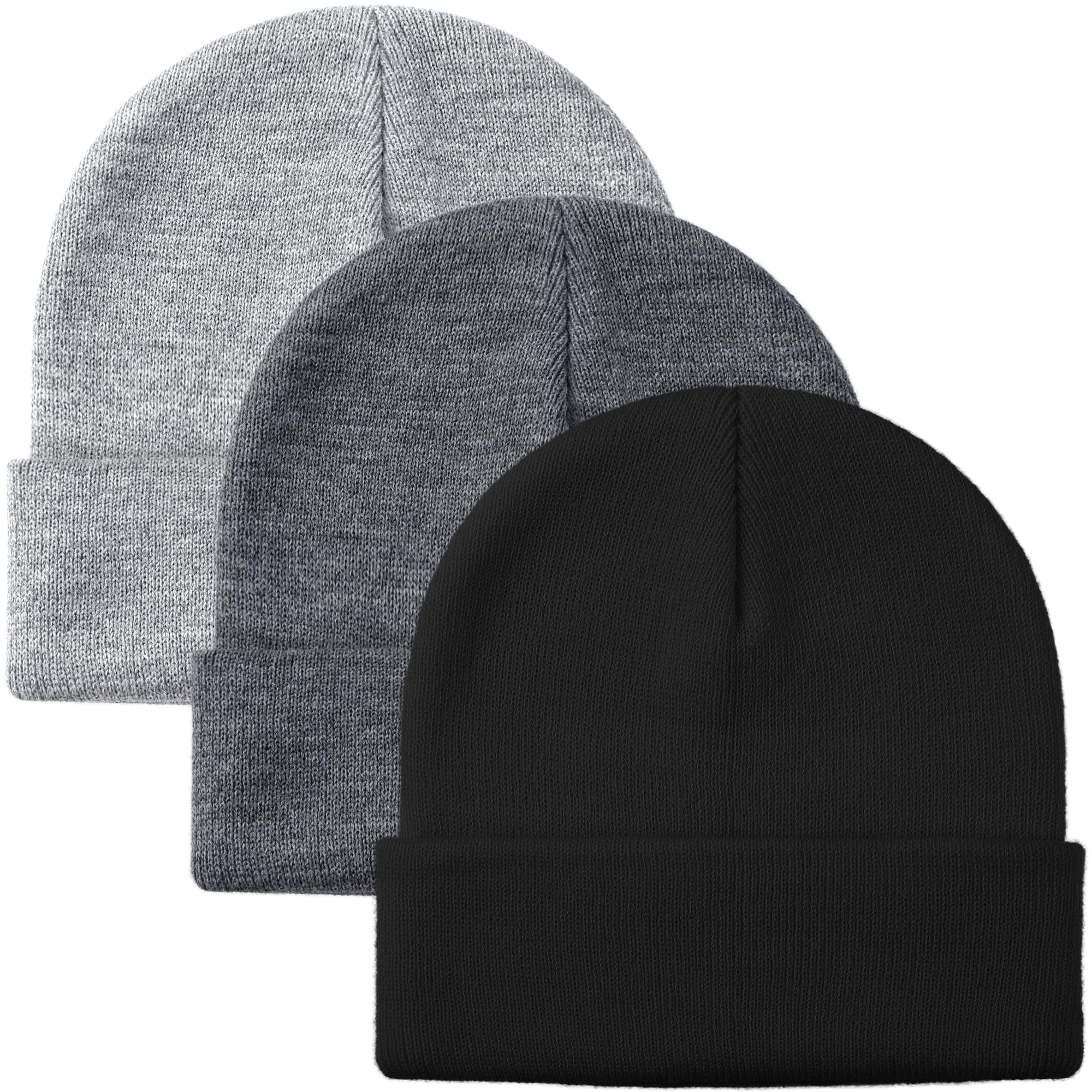 Glooarm Unisex Knit Beanie for Men & Women - Warm Winter Slouchy Skull Cap with Cuffed Design - Perfect for Skiing, Snowboarding & Outdoor Activities