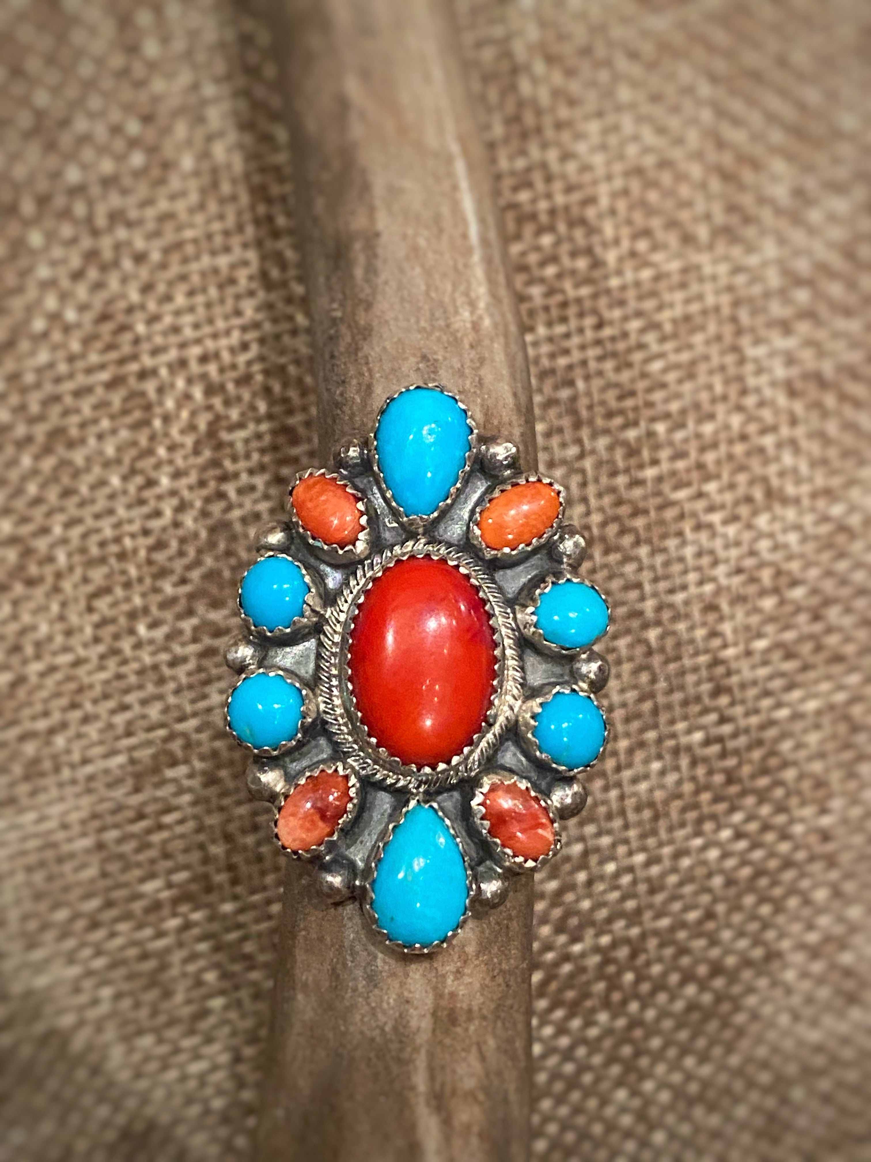 Multi Stone Ring #57 - Elegant Stackable Gemstone Ring for Women | Perfect for Everyday Wear, Parties & Special Occasions