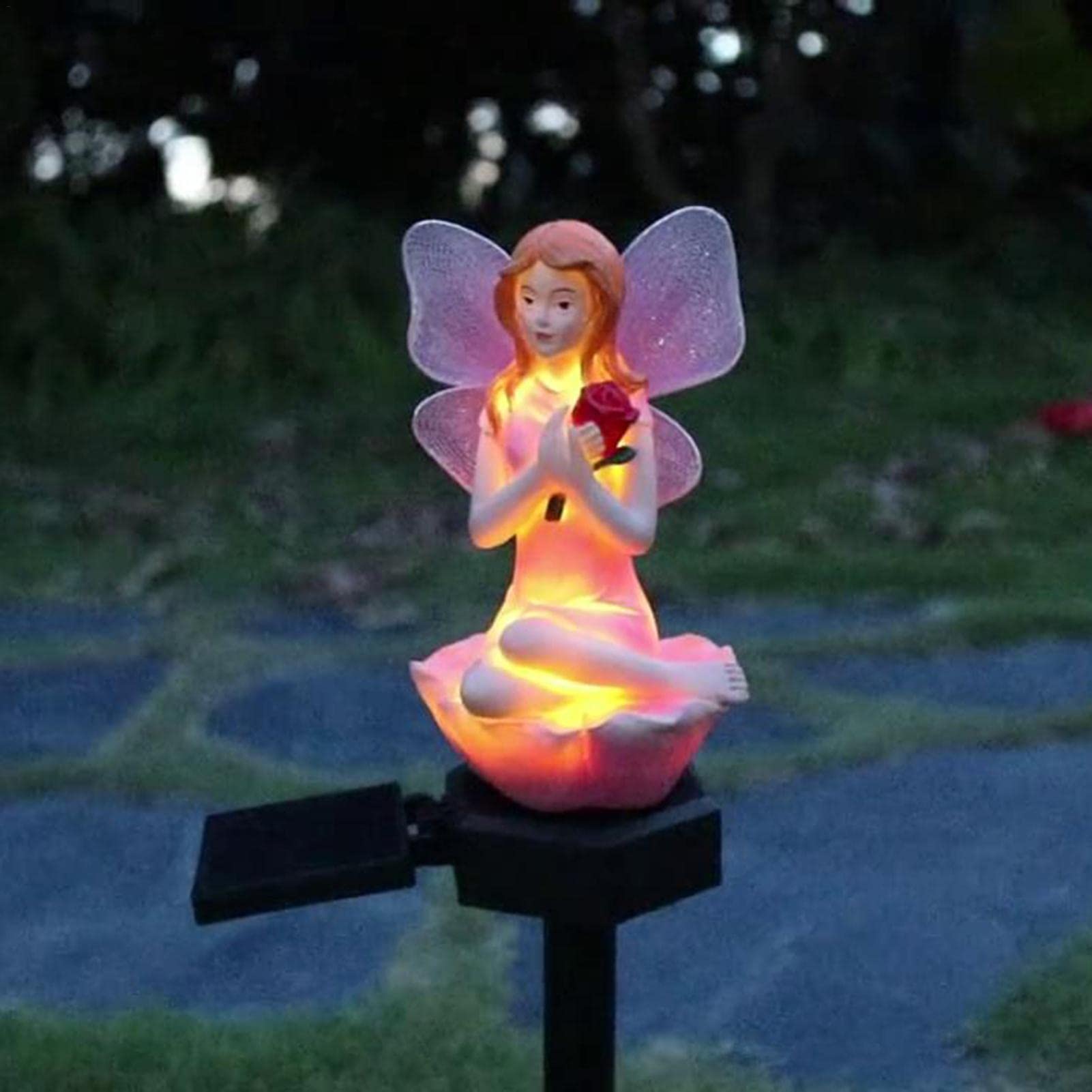 Solar Powered Fairy Lights for Outdoor Garden - Waterproof Landscape Stake Lights for Patio, Yard, Pathway & Courtyard Decoration | Perfect for Weddings, Parties & Evening Ambience