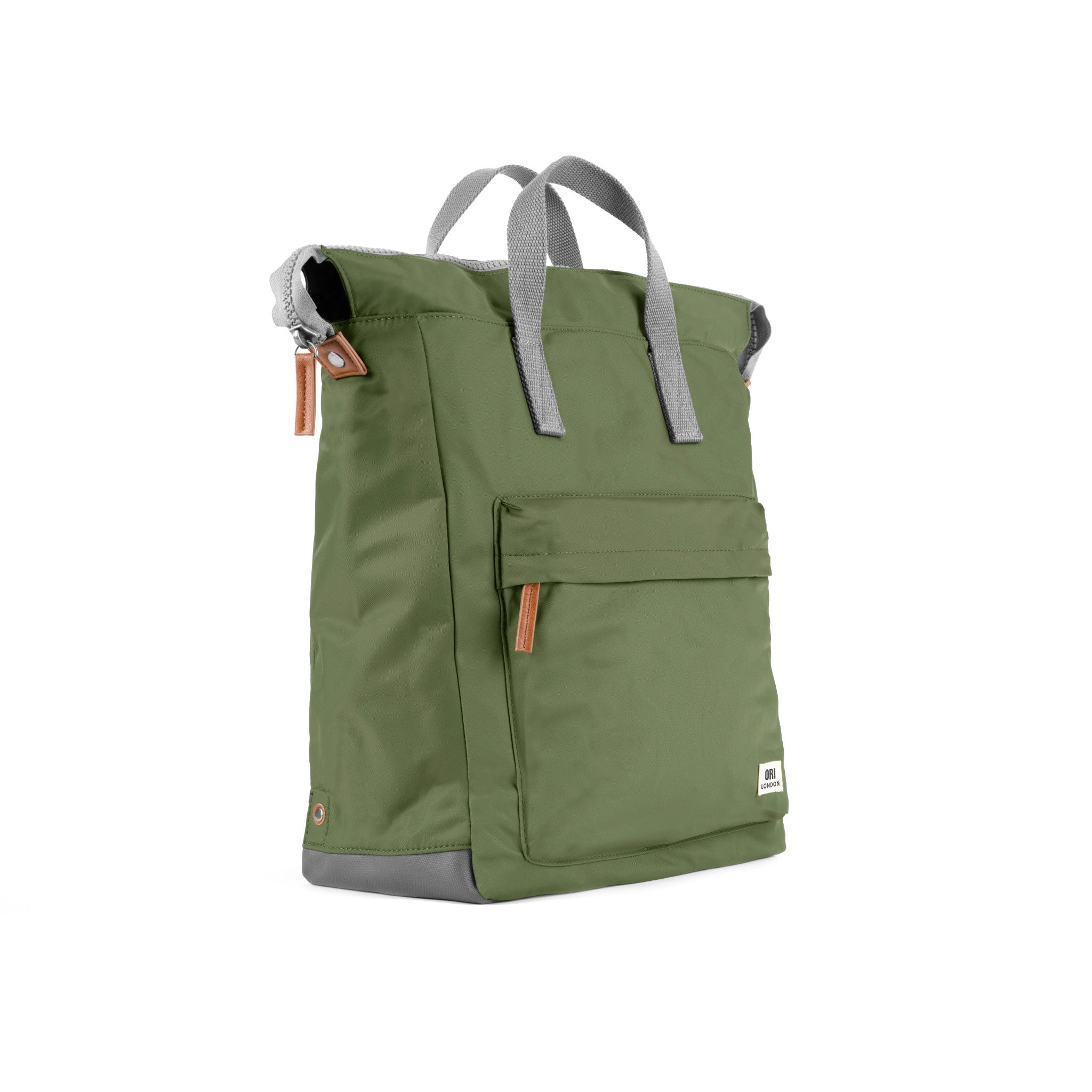 Bantry B Avocado Recycled Nylon Backpack - Eco-Friendly Sustainable Laptop Bag for Work, Travel & School | Water-Resistant & Durable