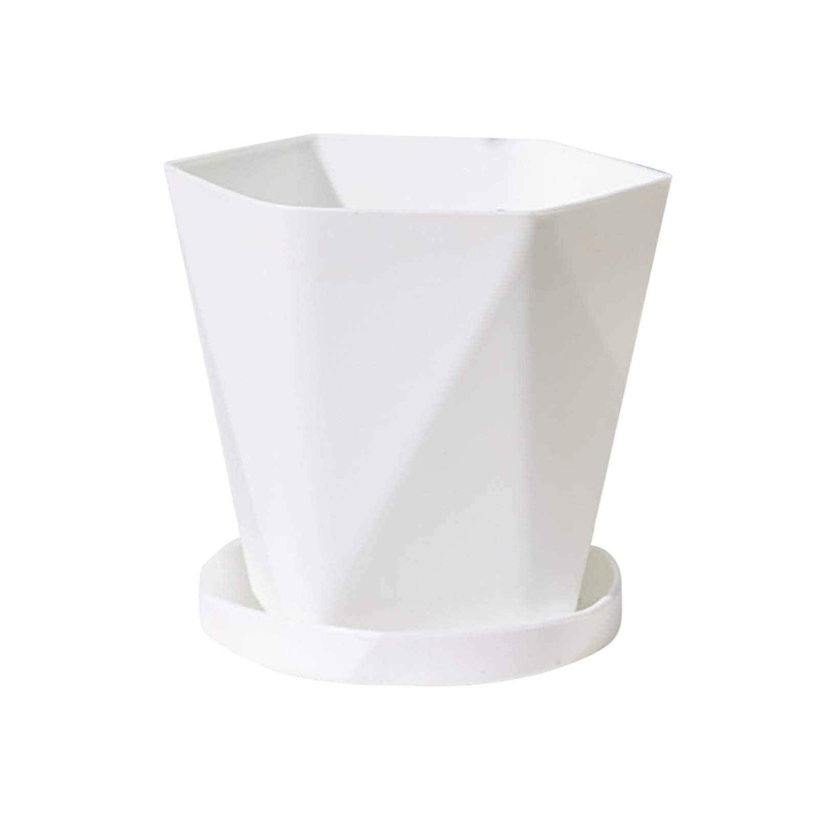Balcony Flower Pots - Large Thickened Nordic Style Plastic & Resin Planters for Indoor & Outdoor Use - HG6 Series - Perfect for Home, Garden, and Balcony Decor