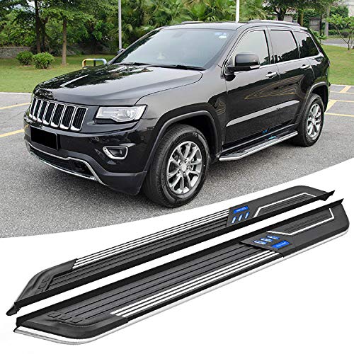 2011-2019 Jeep Grand Cherokee Running Boards - Heavy Duty Side Step Nerf Bars with Anti-Slip Protection | Perfect for Off-Roading, Daily Commute & Truck Accessories