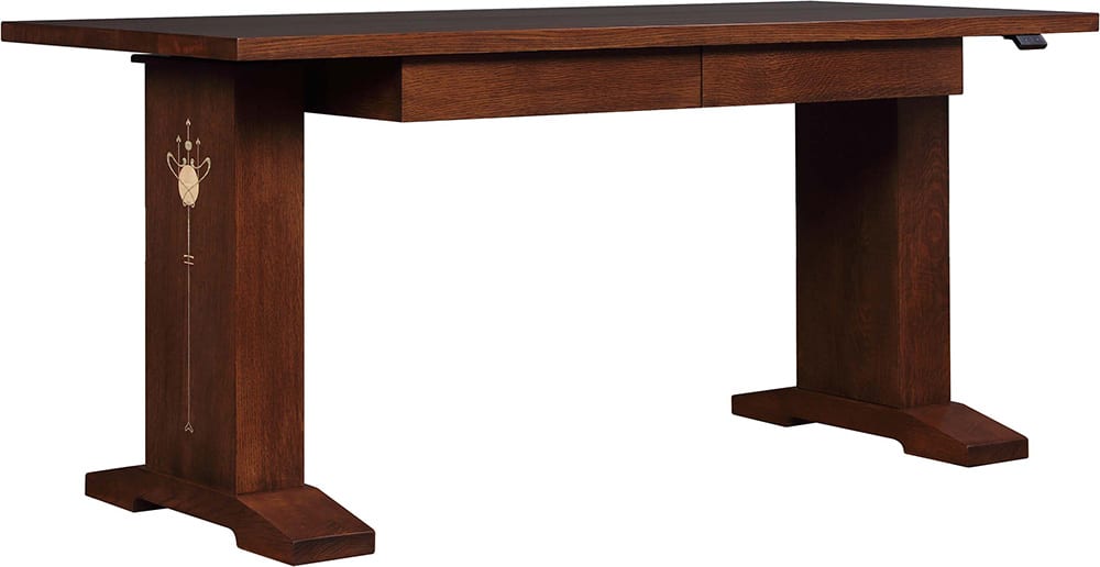 Adjustable Height Standing Desk - Electric Sit Stand Desk Converter for Home & Office - Ergonomic Workstation for Improved Posture & Productivity