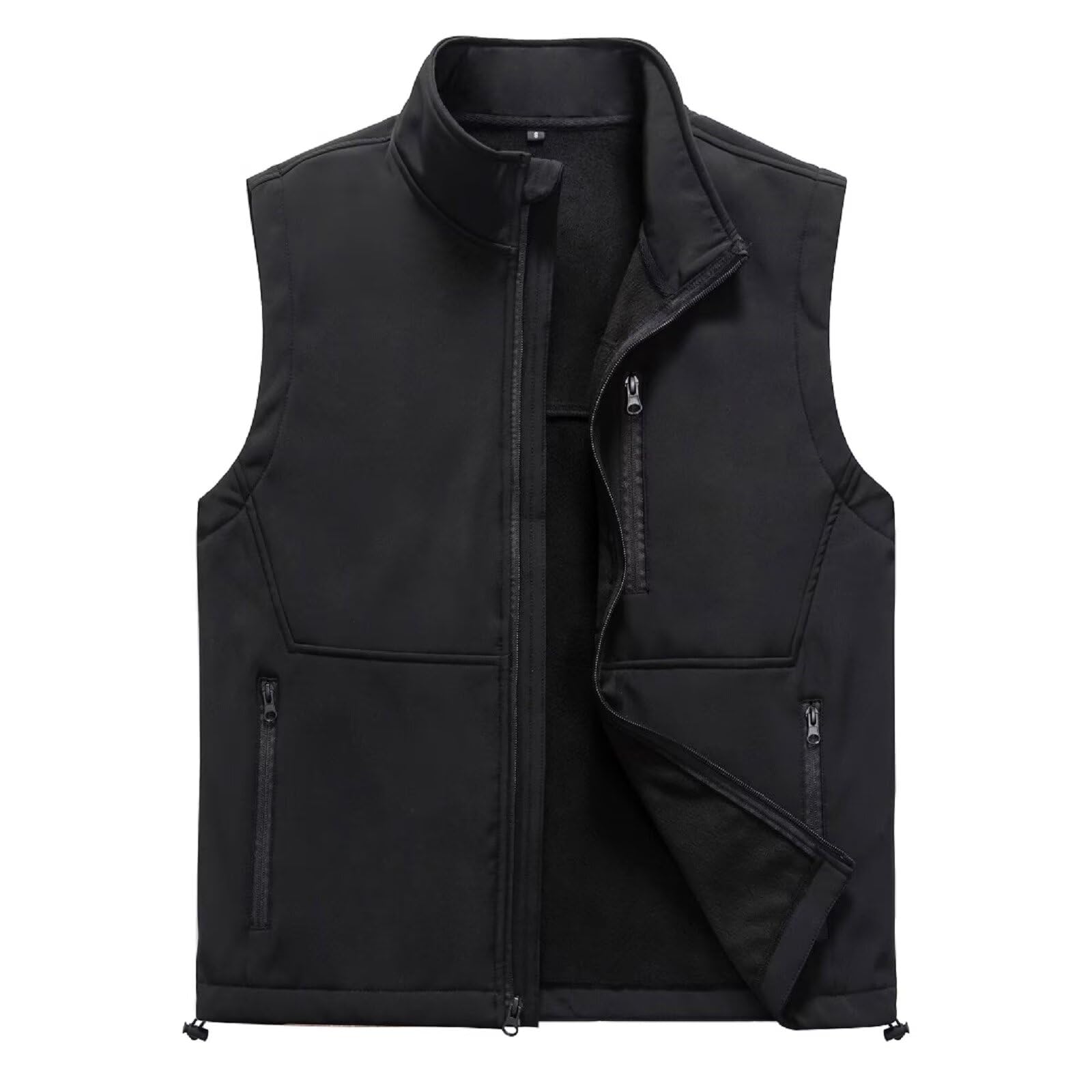 Men's Lightweight Softshell Vest - Windproof Puffer Sleeveless Jacket for Golf, Running & Outdoor Activities | Breathable & Comfortable for Hiking, Cycling & Casual Wear