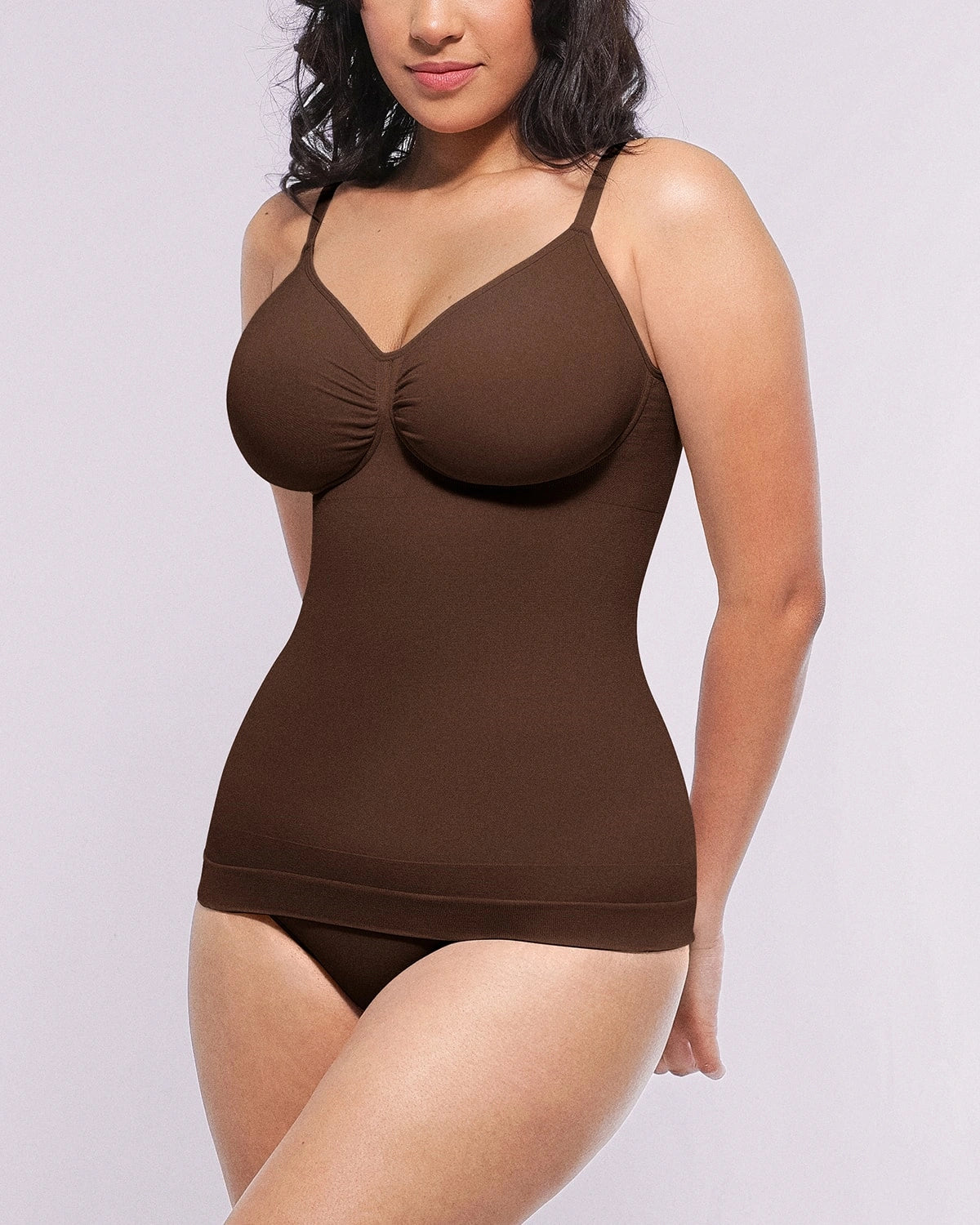 OceanHug™ Eco-Friendly Oyster Shell Relaxed Cami Top - Sustainable Women's Beachwear for Casual Outings & Summer Vacations