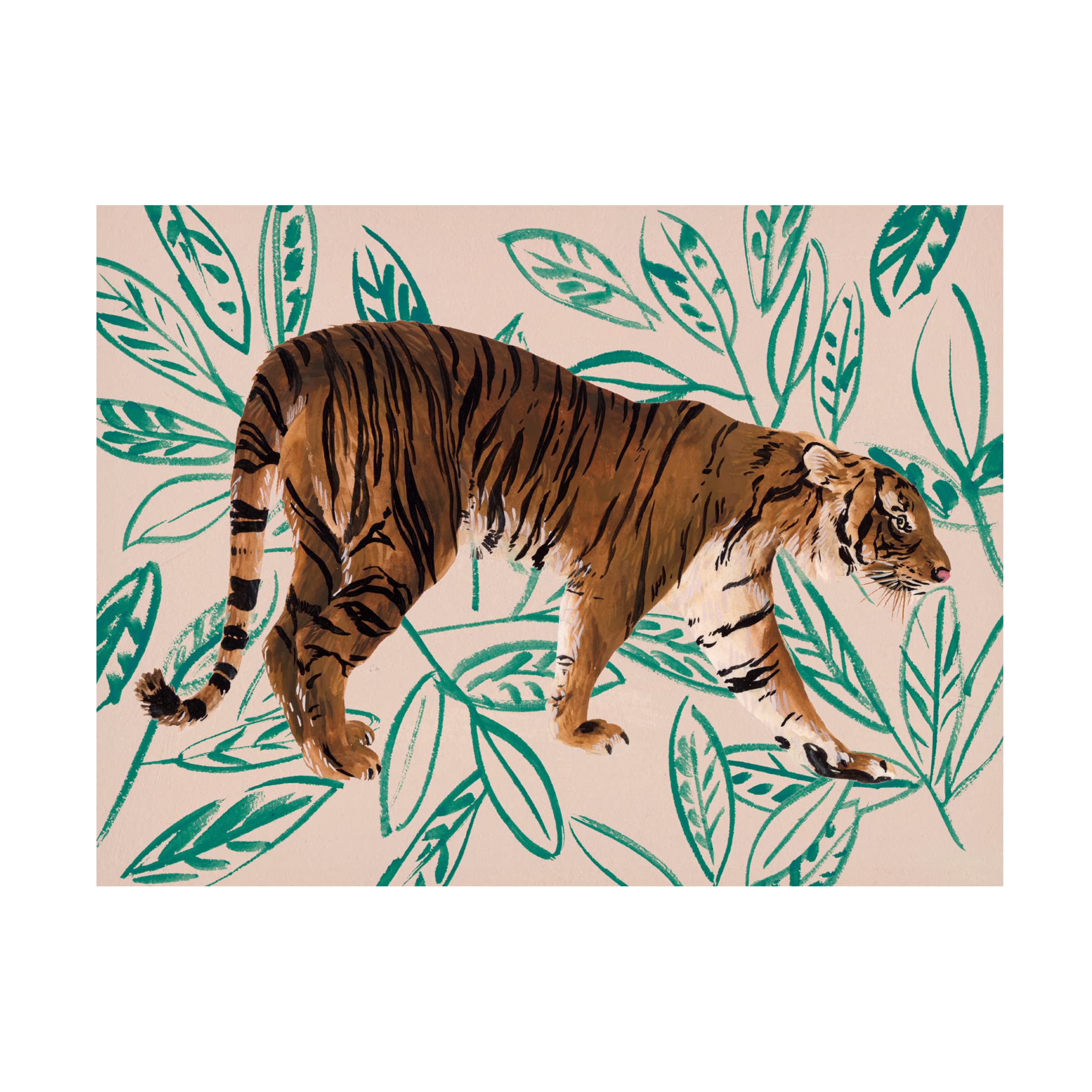 Trademark Fine Art 'Siberian Tiger I' Canvas Wall Art by Melissa Wang - Perfect for Living Room, Bedroom & Office Decor