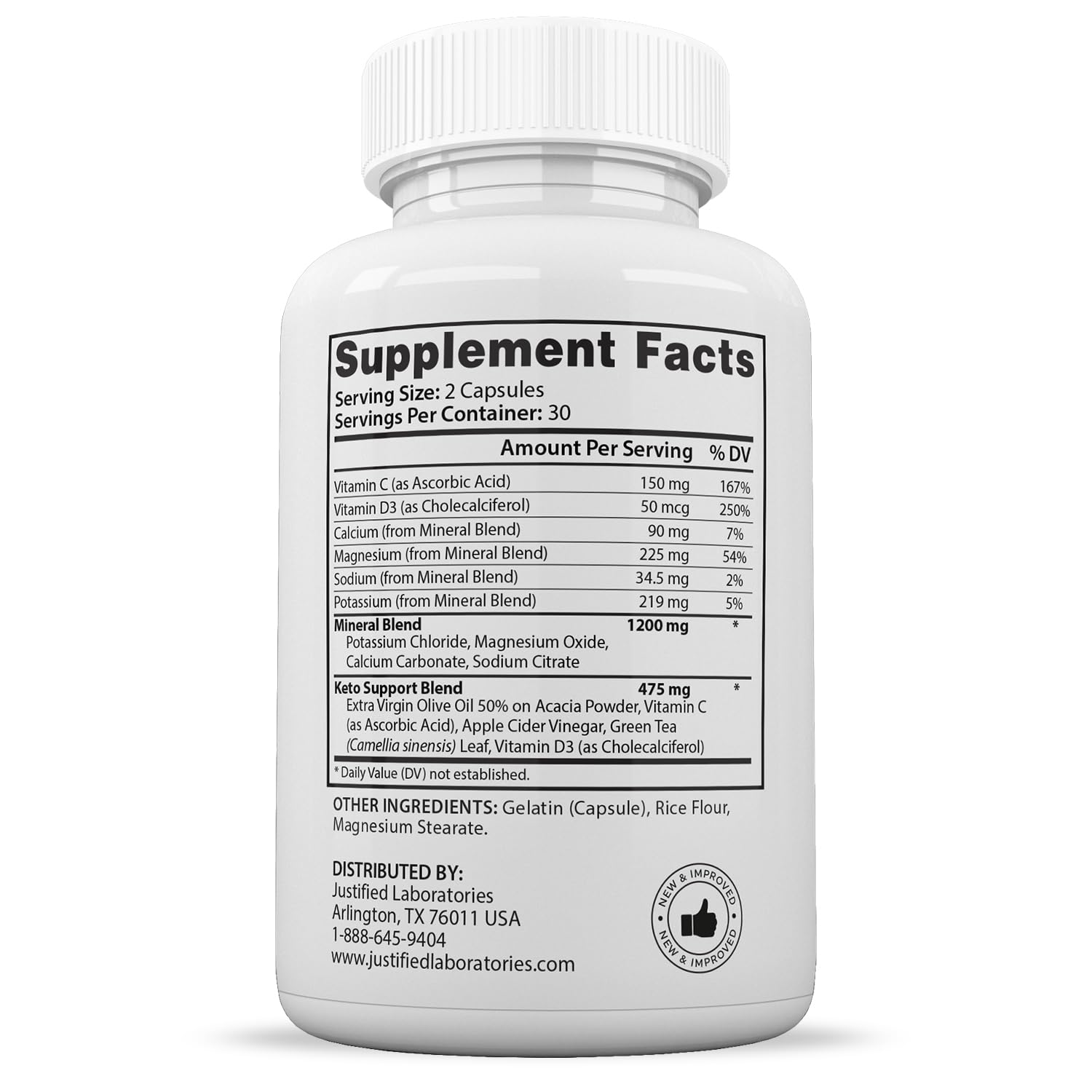 Optimal Keto Extreme Pills 1675MG (3 Pack) - New & Improved Formula with Apple Cider Vinegar, Extra Virgin Olive Oil Powder & Green Tea Leaf Extract - 180 Capsules - Supports Weight Loss & Energy Boost - Perfect for Ketogenic Diet & Intermittent Fasting