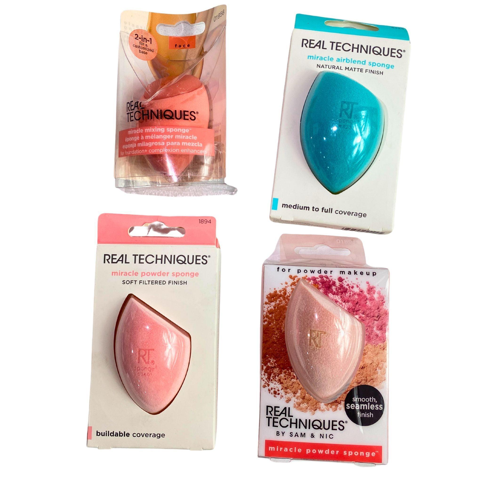 Real Techniques Makeup Sponges - 85 Pcs Beauty Blender Set for Foundation, Concealer & Powder Application | Professional Cosmetic Sponges for Flawless Makeup Blending | Salon & Home Use