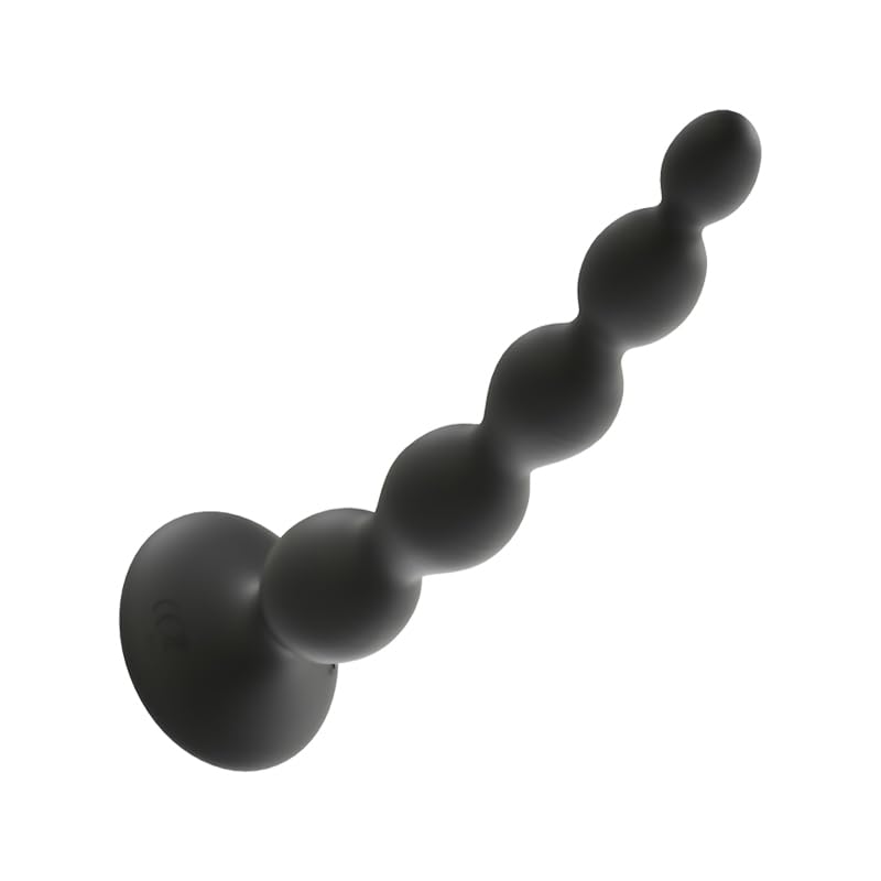 5 Beads Remote Control Butt Plug - Rechargeable Prostate Massager with 10 Vibration Modes for Men & Women - Perfect for Couples Play & Solo Pleasure