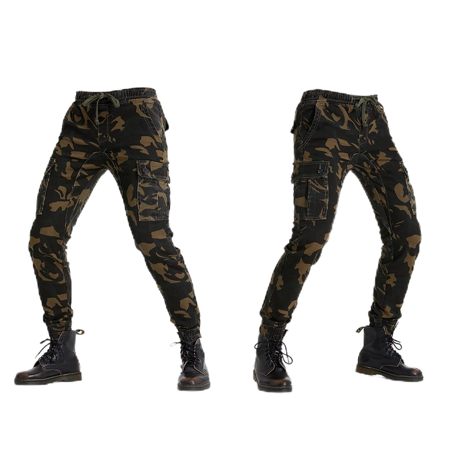 Women's Motorcycle Riding Pants - Adjustable Protective Gear for All Seasons | Casual & Safe Riding