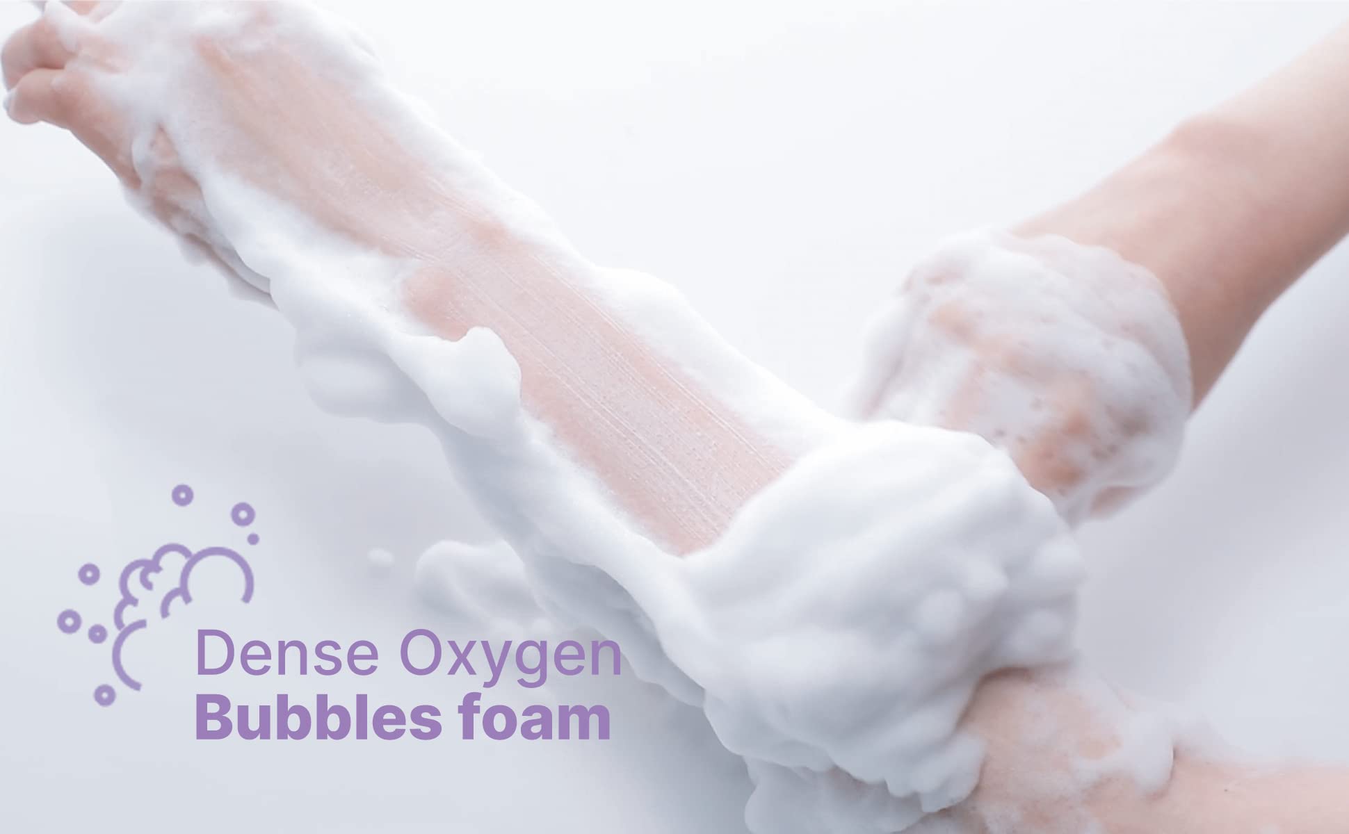 Toi:L Gentle Touch Bubble Peeling Body Pad - Exfoliating Mitt & Body Scrub Gloves with 5-Berry Complex for KP Bumps | Dense Bubble Bath & Shower Washcloth | Perfect for Smooth Skin & Bump Treatment