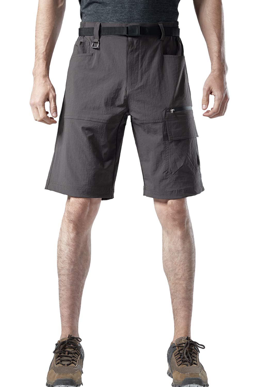 Men's Quick-Dry Elastic Shorts - Water Resistant, Durable & Plus Size - Perfect for Running, Gym Workouts & Outdoor Activities