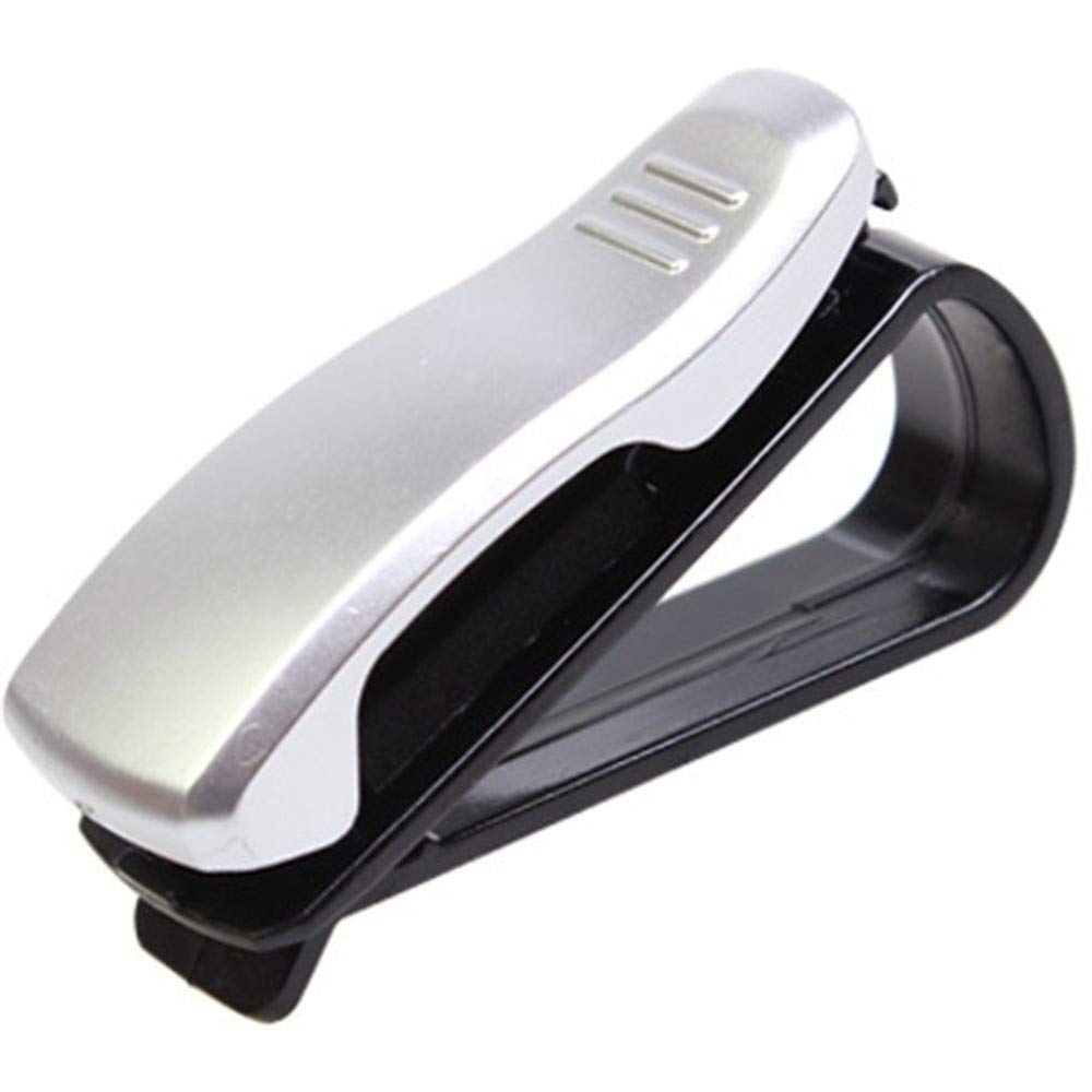 Red Car Sunglasses Holder & Clip - Secure Glasses, Tickets & Cards - Sun Visor Mount Accessory for Auto Interior Organization - Perfect for Road Trips & Daily Commutes