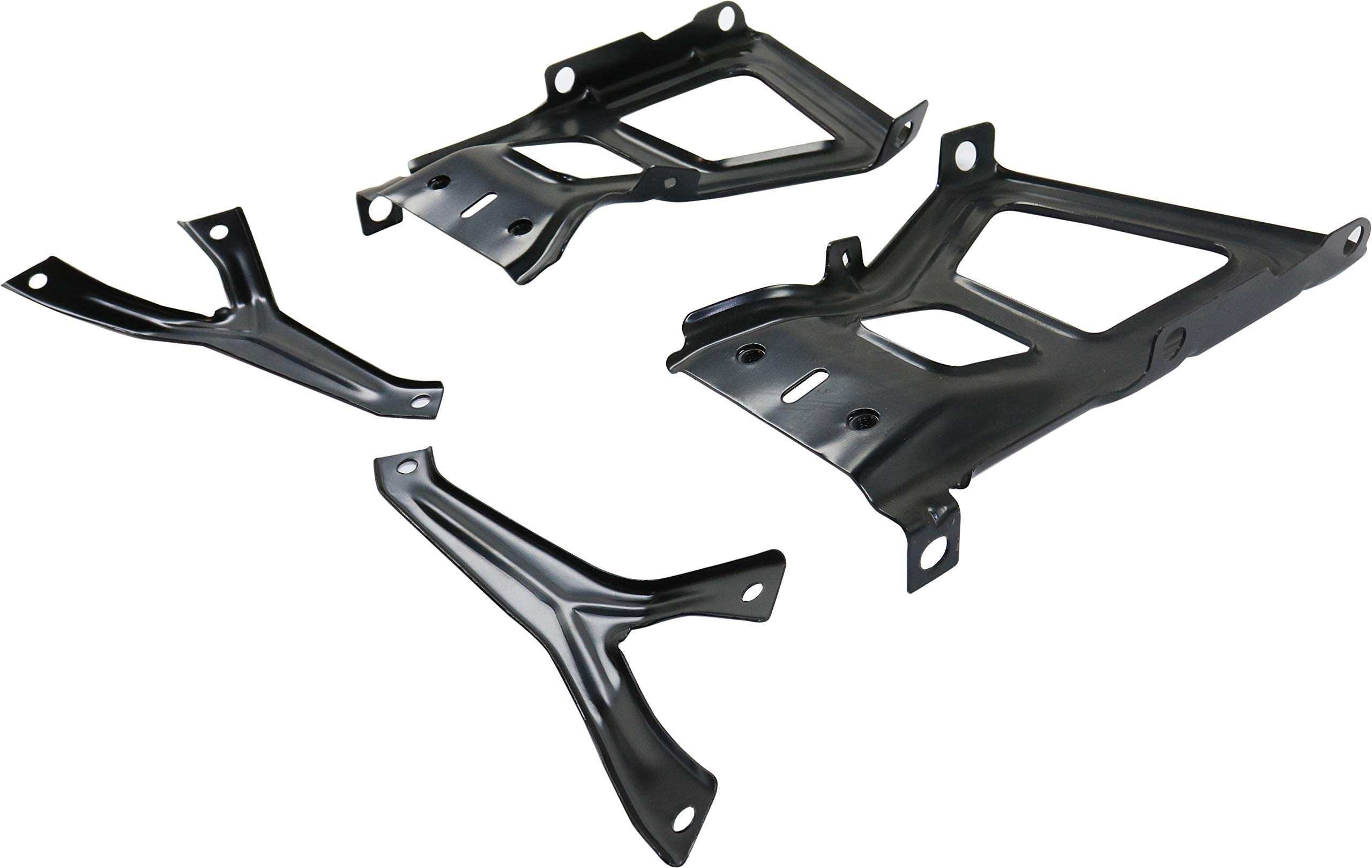 Evan-Fischer Rear Bumper Bracket Replacement for 2009-2010 Dodge Ram 1500 & 2010 Ram 2500 - Driver & Passenger Side - Heavy Duty Truck Accessory for Off-Road & Towing