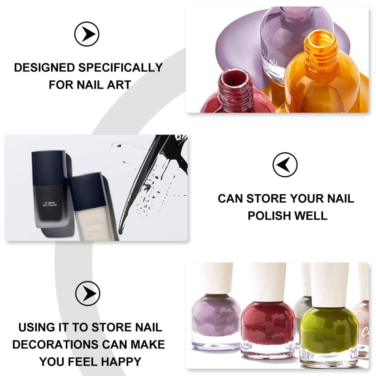 2PCS Crystal Glass Nail Art Cups - Nail Liquid Container & Nail Art Dish for Acrylic Powder, Glitter & Nail Art Supplies | Perfect for Salon, DIY Manicure & Professional Nail Artists