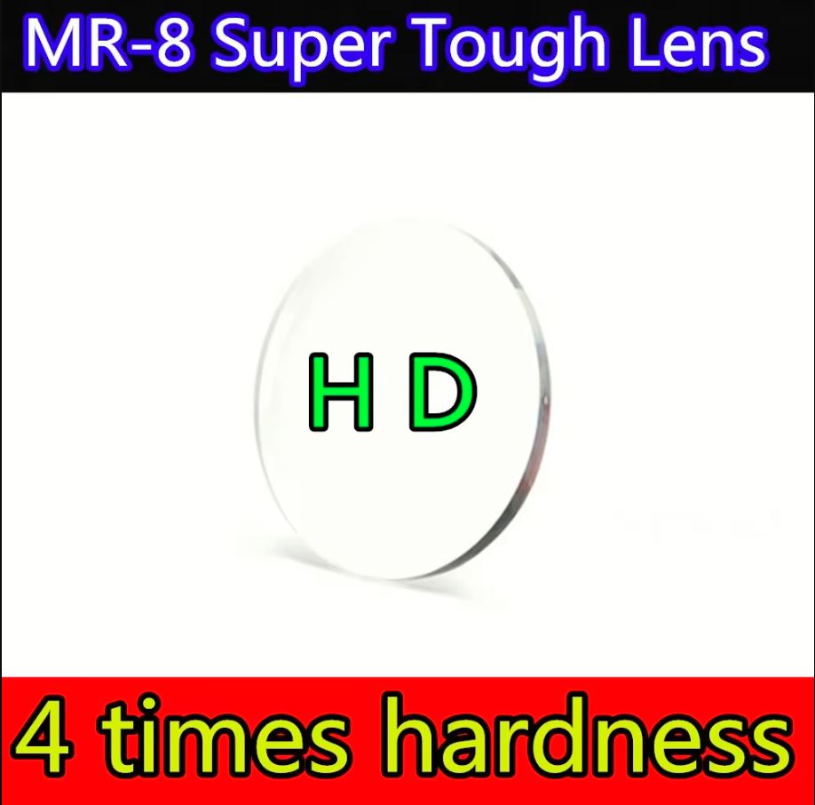 Aimee Single Vision MR Series HD Clear Lenses - Premium Optical Clarity for Everyday Wear, Reading & Computer Use