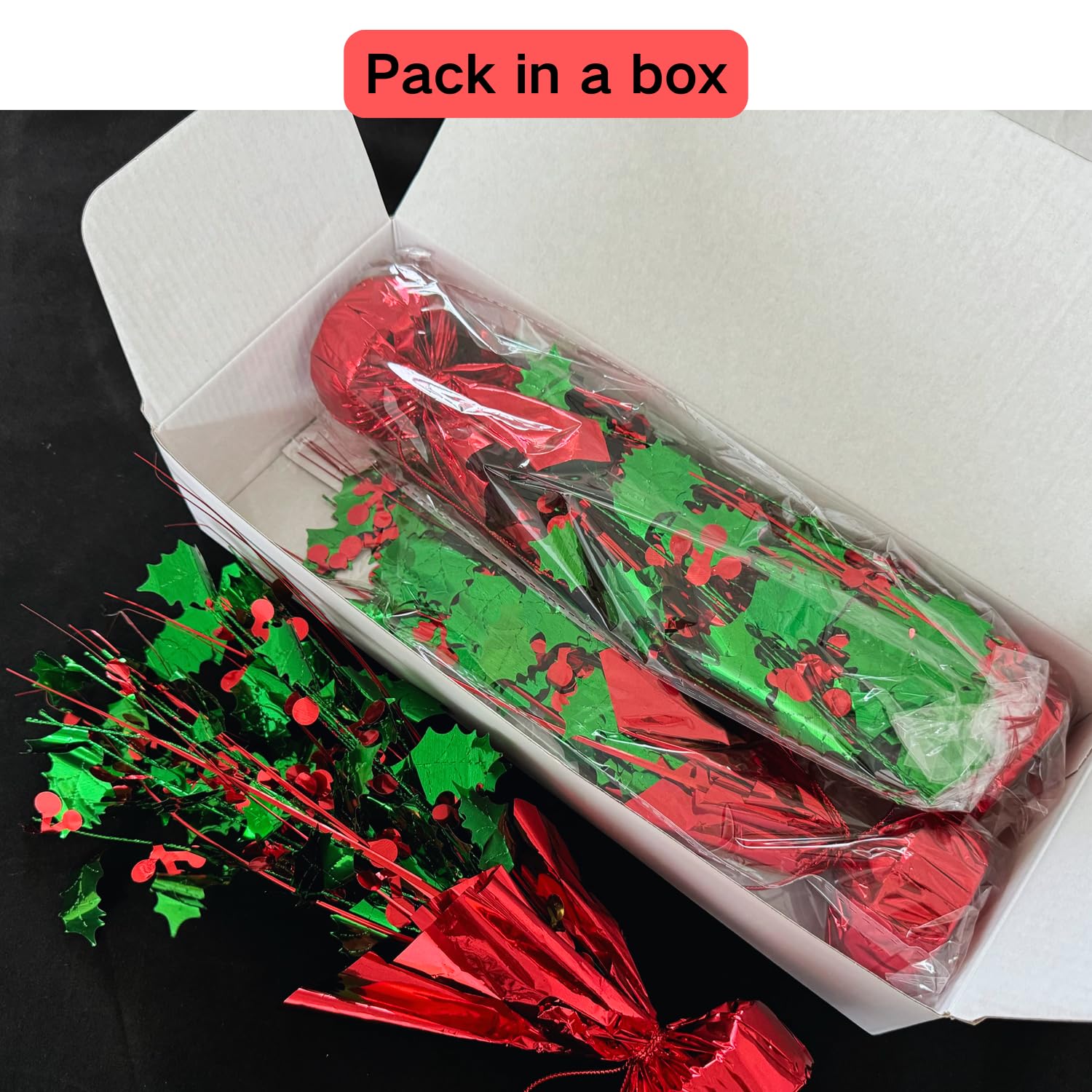ALISSAR 2-Pack Christmas Centerpieces - Holiday Table Decorations for Home, Christmas & Birthday Parties | Elegant Festive Decor for Dining Table, Mantel & Holiday Gatherings