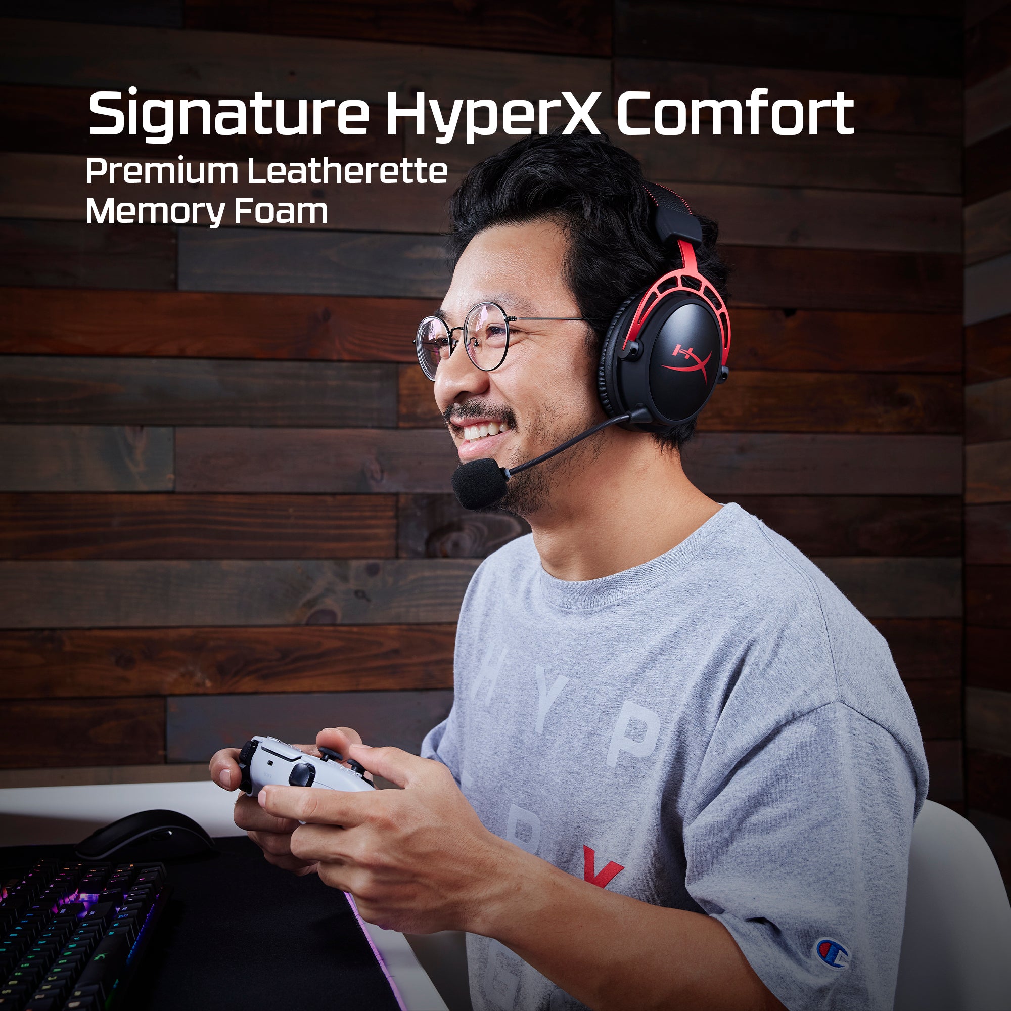HyperX Cloud Alpha Wireless Gaming Headset - Pro Surround Sound for PC, PS5, Xbox - Noise Cancelling Mic - Perfect for FPS, Streaming & Competitive Gaming