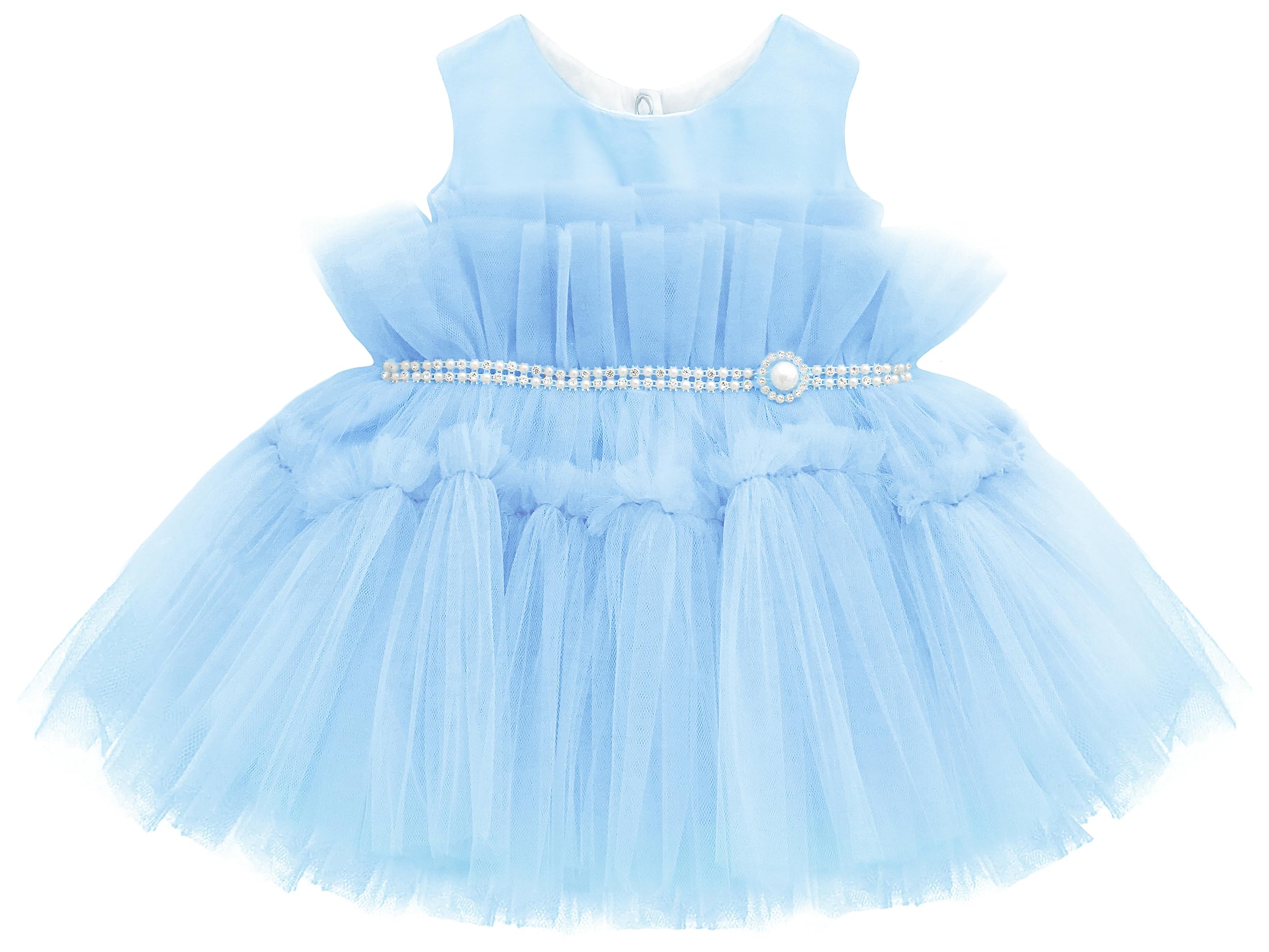 Lilax Baby Girl Tulle Princess Tutu Dress 3-Piece Set with Shoes & Headband - Perfect for Weddings, Birthday Parties, Photo Shoots & Special Occasions