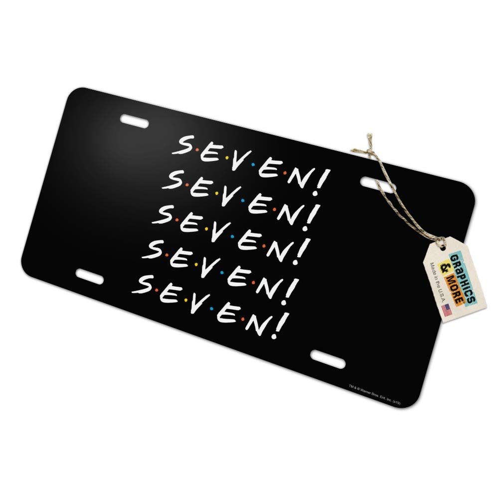Friends TV Show Novelty Metal Vanity License Plate - Customizable Car Tag for Fans - Perfect for Vehicles, Bedrooms, or Gifts