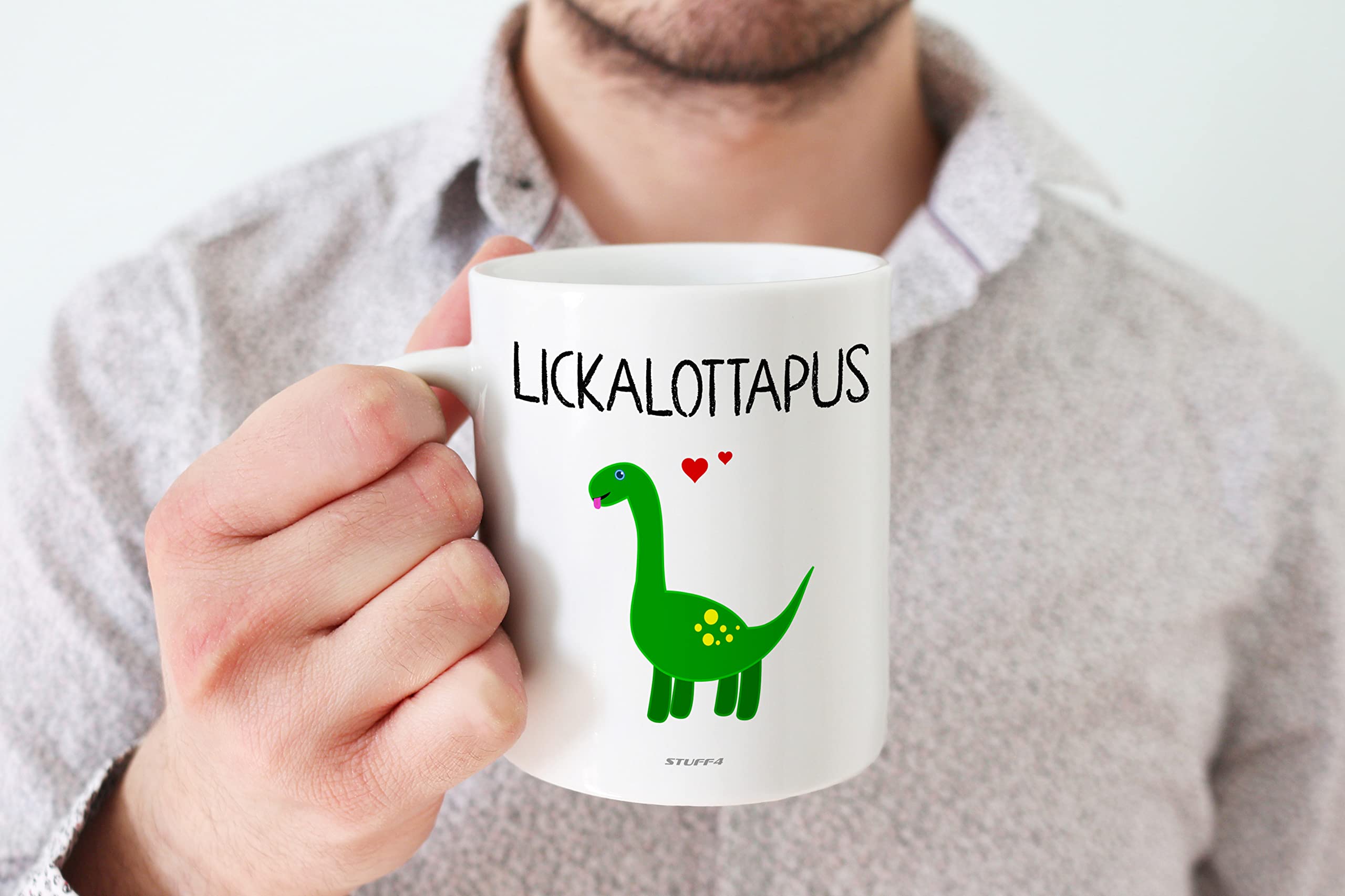 **Premium 11oz Ceramic Dinosaur Mug - Dishwasher Safe Funny Lesbian & LGBT Gifts for Adults - Perfect for Coffee, Tea, or Office Humor**