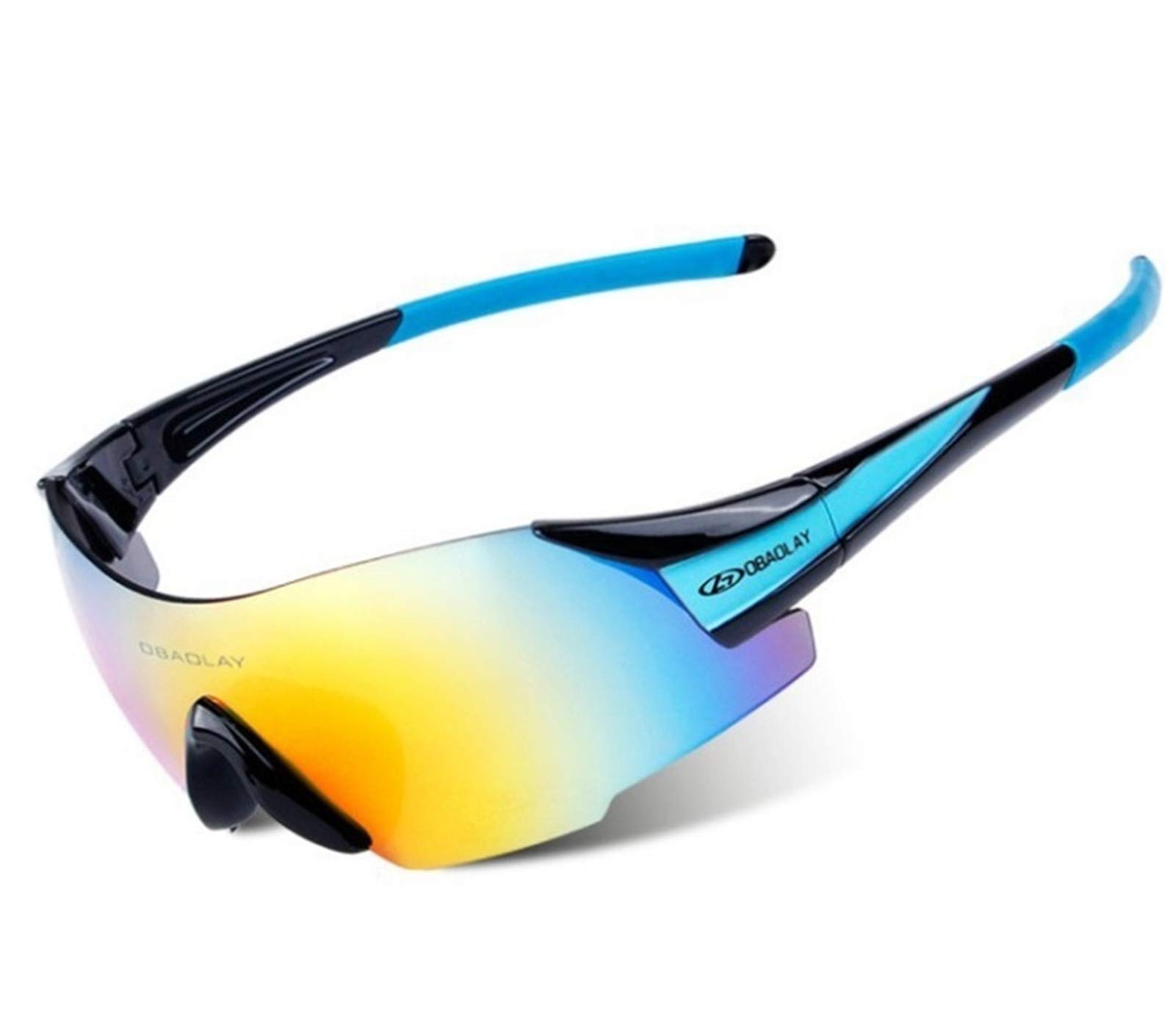 Polarized Sports Cycling Sunglasses for Men - UV Protection Bike Glasses for Running, Cycling & Outdoor Activities | Lightweight & Anti-Fog Design