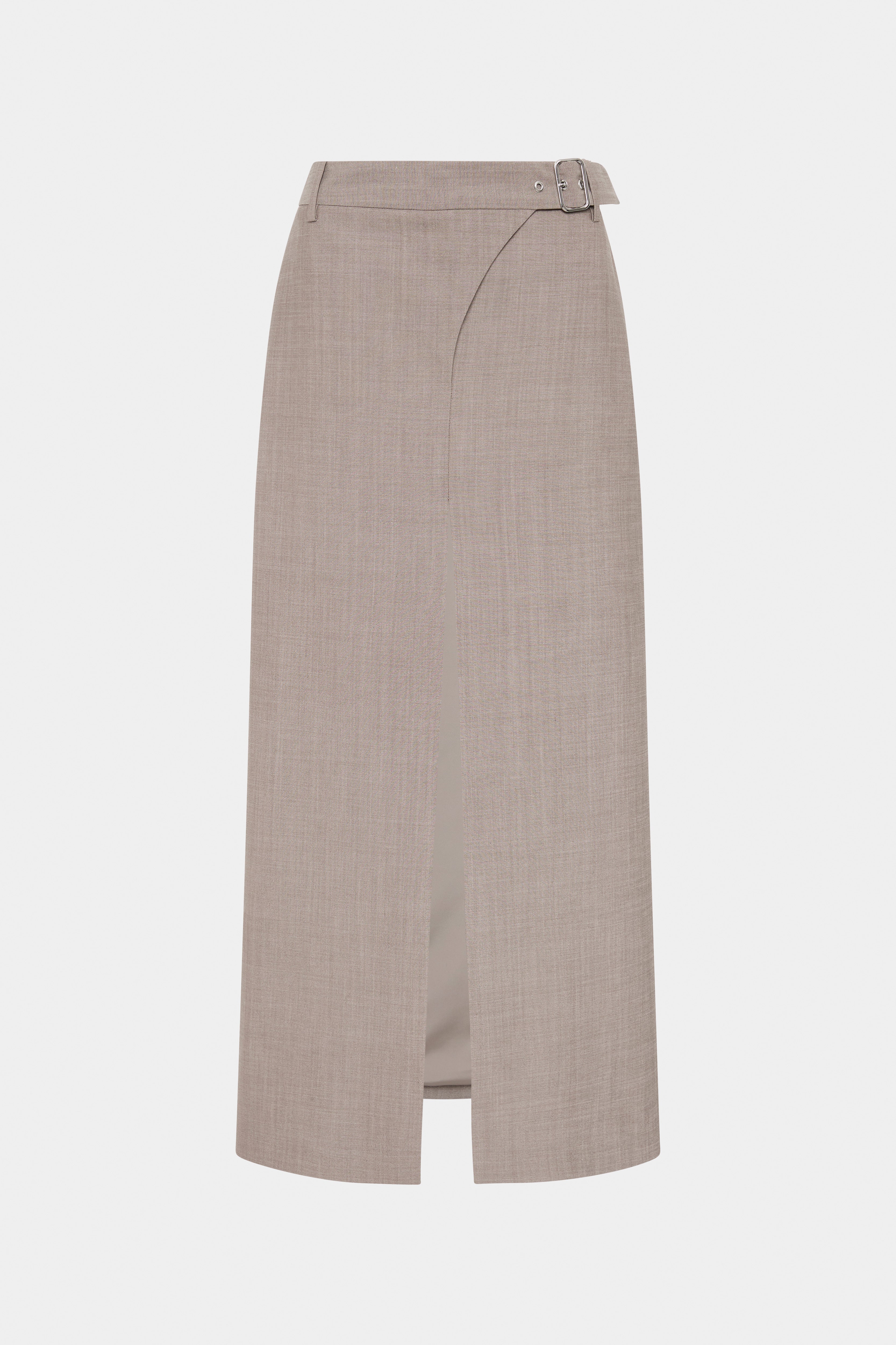 Leonardo Belted Skirt for Women - High Waist Wrap Midi Skirt with Adjustable Waistband - Perfect for Office, Date Night & Casual Outfits