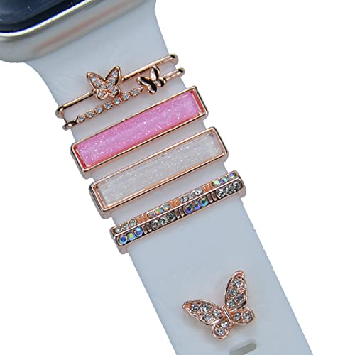 rose gold butterfly