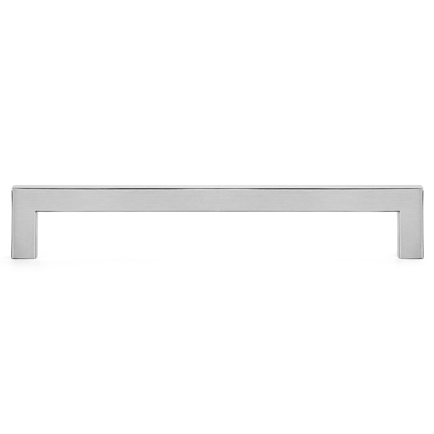 Stainless Steel Cabinet Handles 3 Pack - Brushed Nickel Drawer Pulls for Kitchen & Dresser