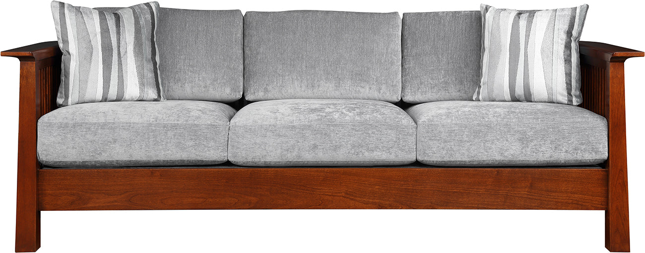 Park Slope Sofa - Modern Mid-Century Sofa for Living Room, Lounge & Office | Comfortable Upholstered Couch with Solid Wood Frame