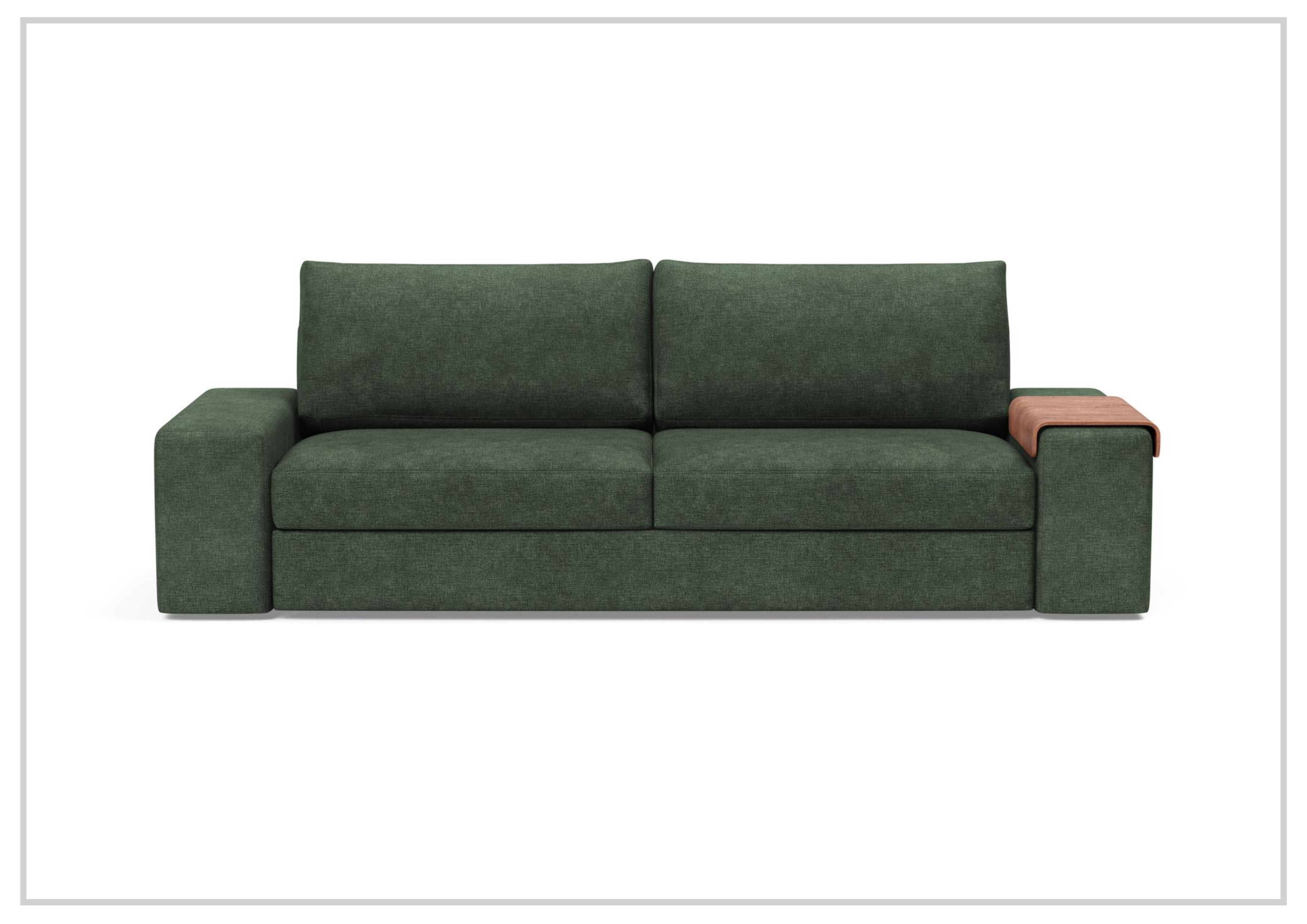 Innovation Living Vilander Full-Size Fabric Sofa Bed - Convertible Sleeper Sofa for Small Spaces, Guest Room & Apartment Living | Comfortable Modern Futon with Storage