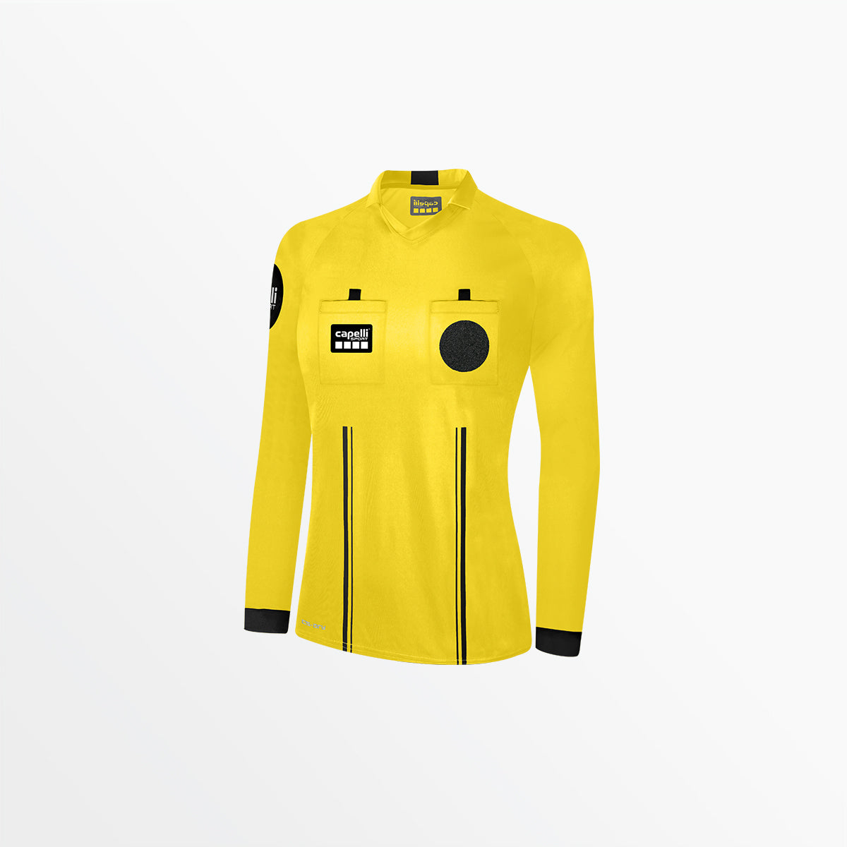 Women's Referee V-Neck Long Sleeve Jersey - Official Sports Uniform for Soccer, Basketball & Volleyball Games, Perfect for Coaches and Referees