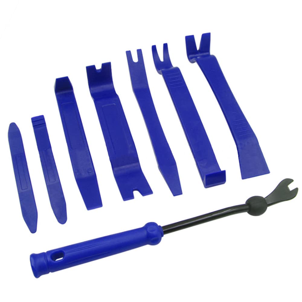 MACHSWON 8-Piece Car Trim Removal Tool Kit - Plastic Interior Installer for Radio, Door Panel & Dashboard - Auto Repair Tools for Professional Mechanics & DIY Enthusiasts - Perfect for Vehicle Maintenance, Stereo Installation & Interior Detailing