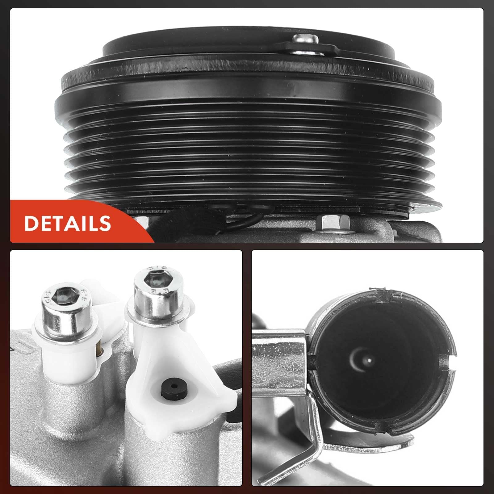 Premium AC Compressor with Clutch for 2002-2006 Mini Cooper 1.6L - High Performance Replacement Part - Perfect for Summer Cooling & Auto AC Repair