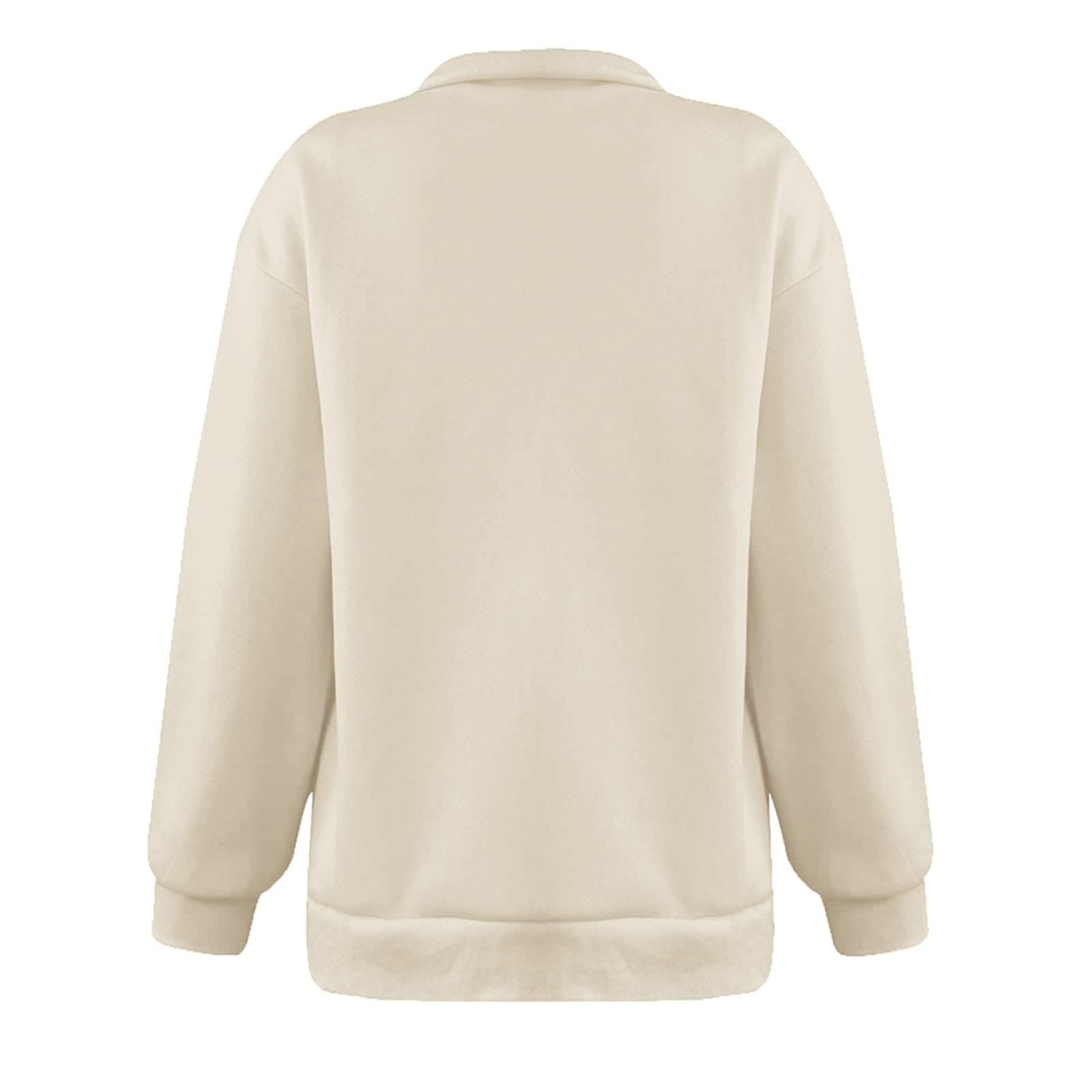 VREWARE Women's Oversized Half Zip Sweatshirt Hoodie - Quarter Zip Pullover Fleece Top for Fall & Winter 2024 - Cozy Casual Outfit for Work, Travel and Everyday Wear