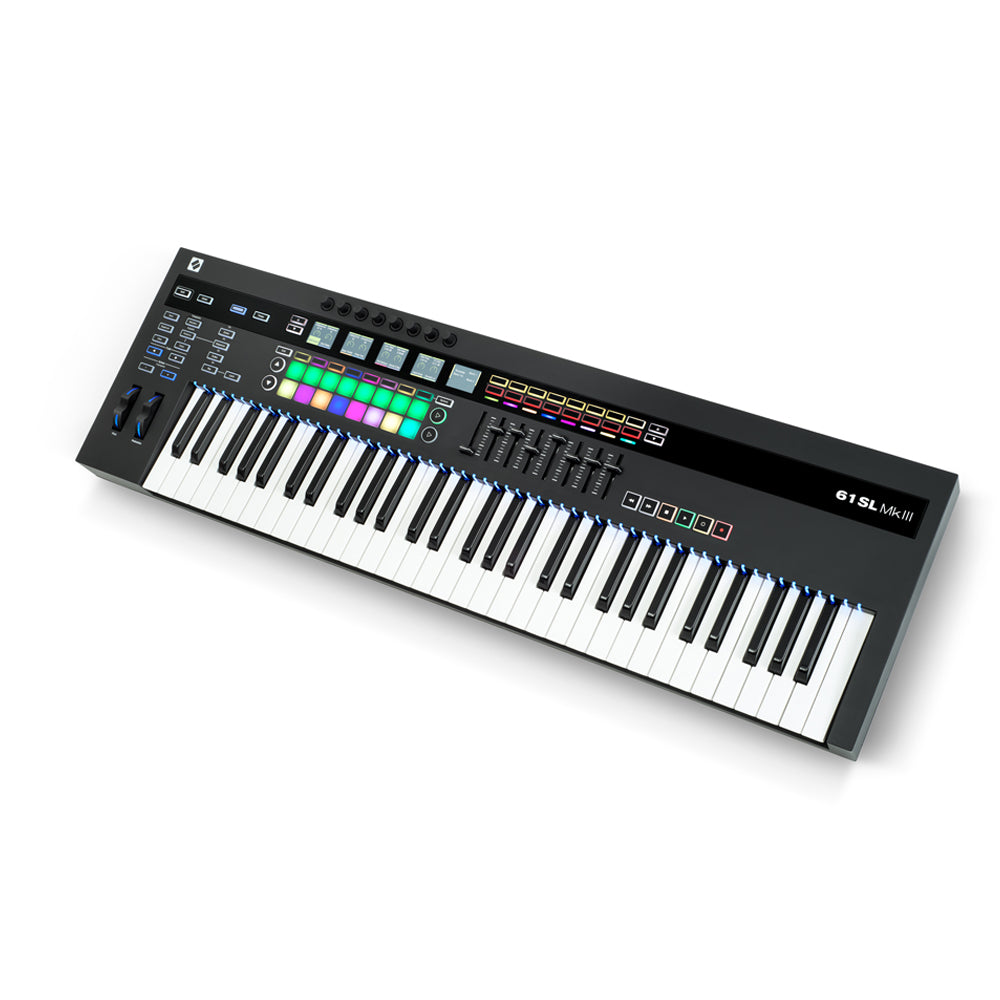 M-Audio 49SL MkIII MIDI Keyboard Controller - 49-Key USB MIDI Keyboard with Semi-Weighted Keys, DAW Control & Pro Tools Integration - Perfect for Music Production, Studio Recording & Live Performance