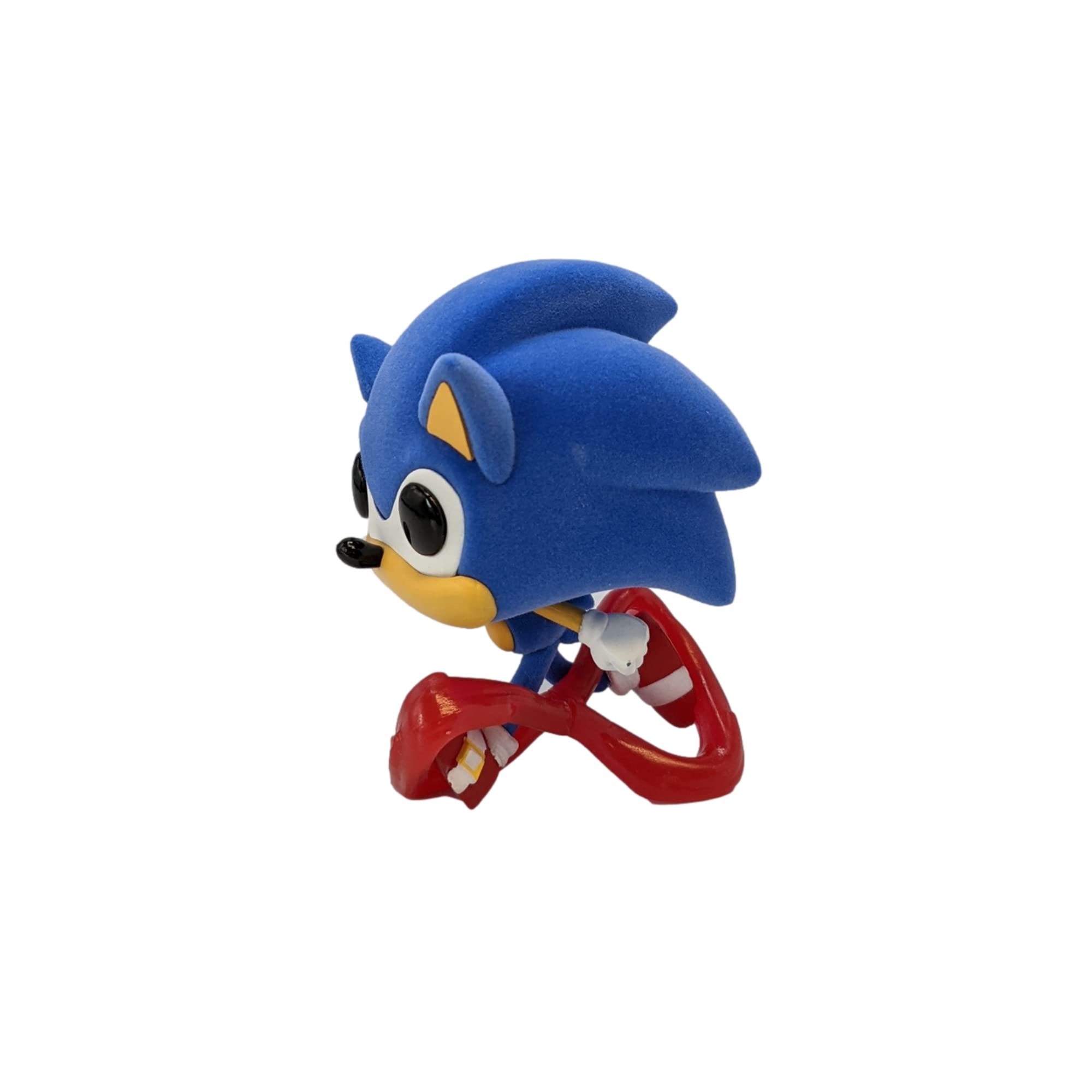 Funko Pop! Sonic The Hedgehog - Classic Running Flocked Collectible Figure (Exclusive #632) | Perfect for Gamers, Anime Fans & Pop Culture Collectors | Great Gift for Birthday, Christmas & Home Decor