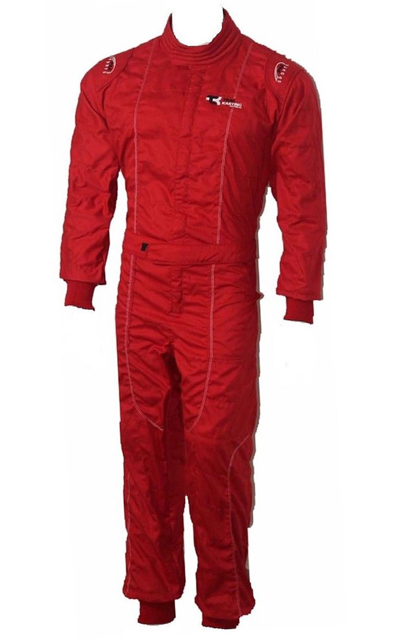 High-Performance Adult Karting Race Rally Suits - Poly Cotton Blend, 3 Vibrant Colors - Perfect for Motorsports, Track Days & Racing Events