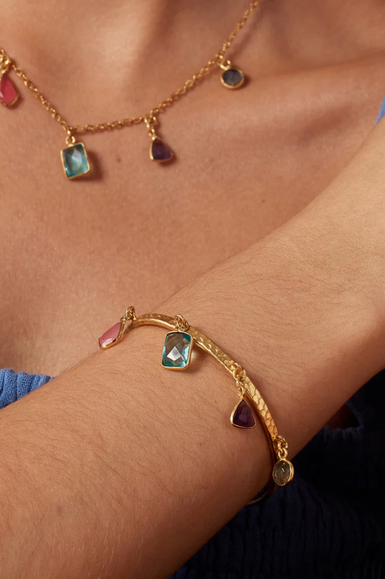 Aubrey Bangle | Multi-Layer Stackable Bracelet for Women - Perfect for Everyday Wear, Parties & Gifts