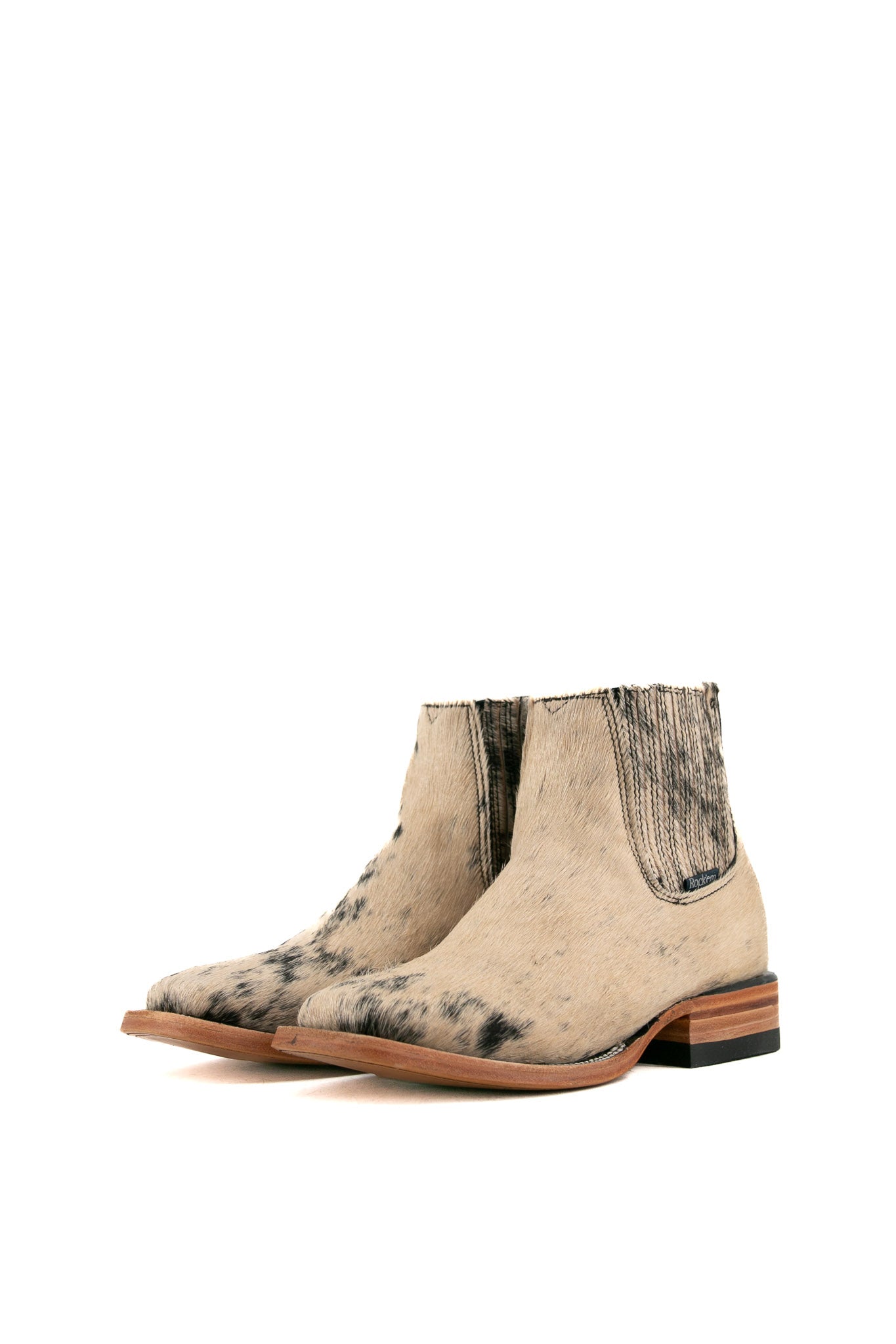 Women's Cowhide Square Toe Ankle Boots - Size 5 Comfortable Casual Shoes for Fall/Winter - Perfect for Office, Dating & Daily Wear